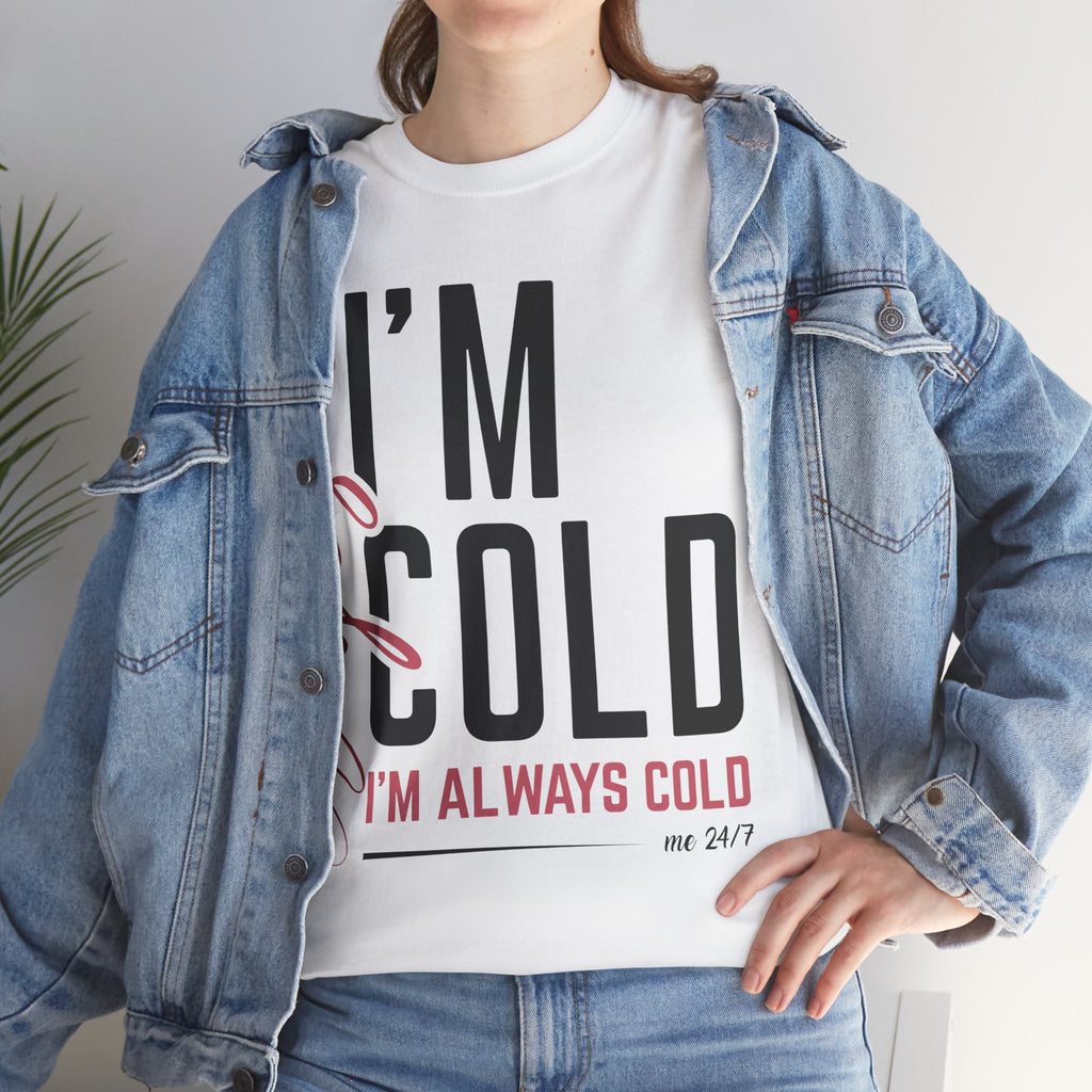 Pink Script Minimalist Unisex Cotton Tee