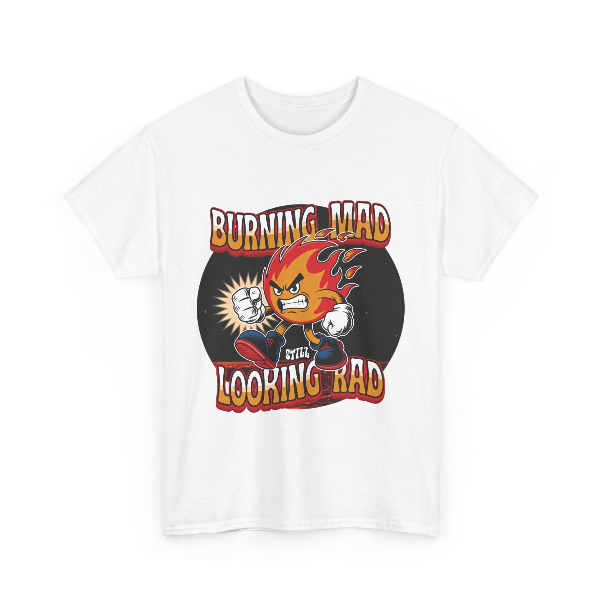 Burning Mad Looking Rad Unisex Tee