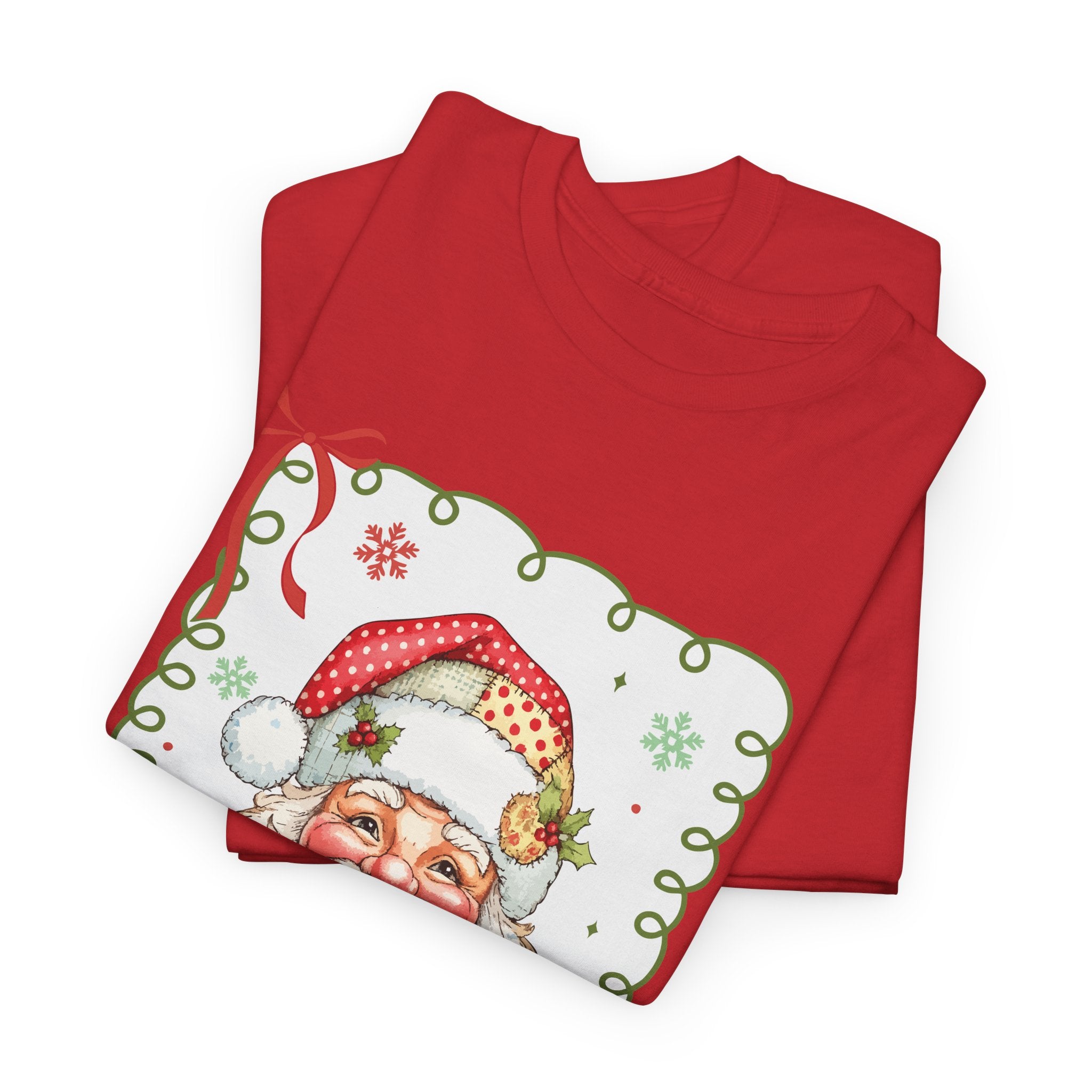 Santa Vintage Unisex Cotton Tee