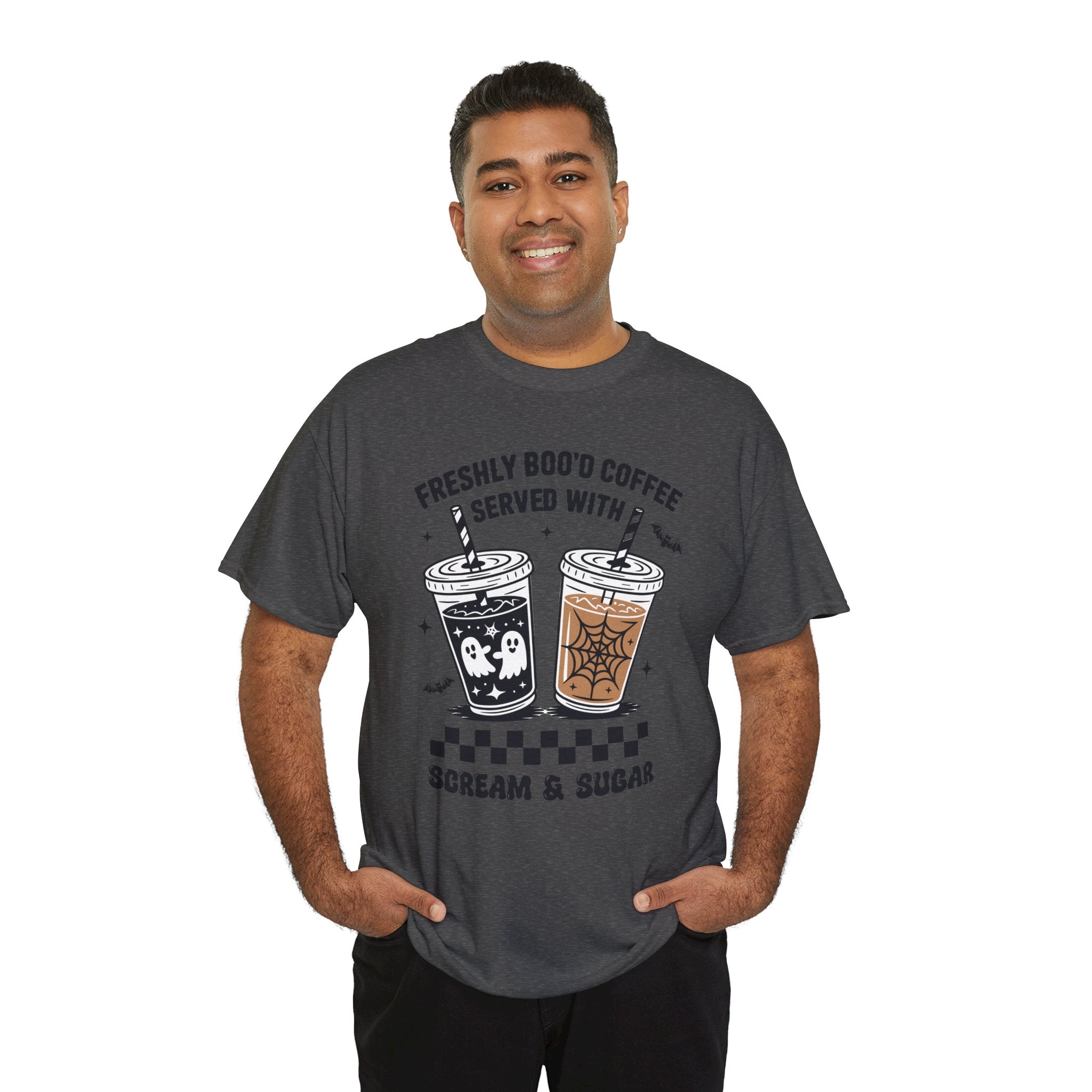 Halloween Iced Coffee Unisex Cotton Tee