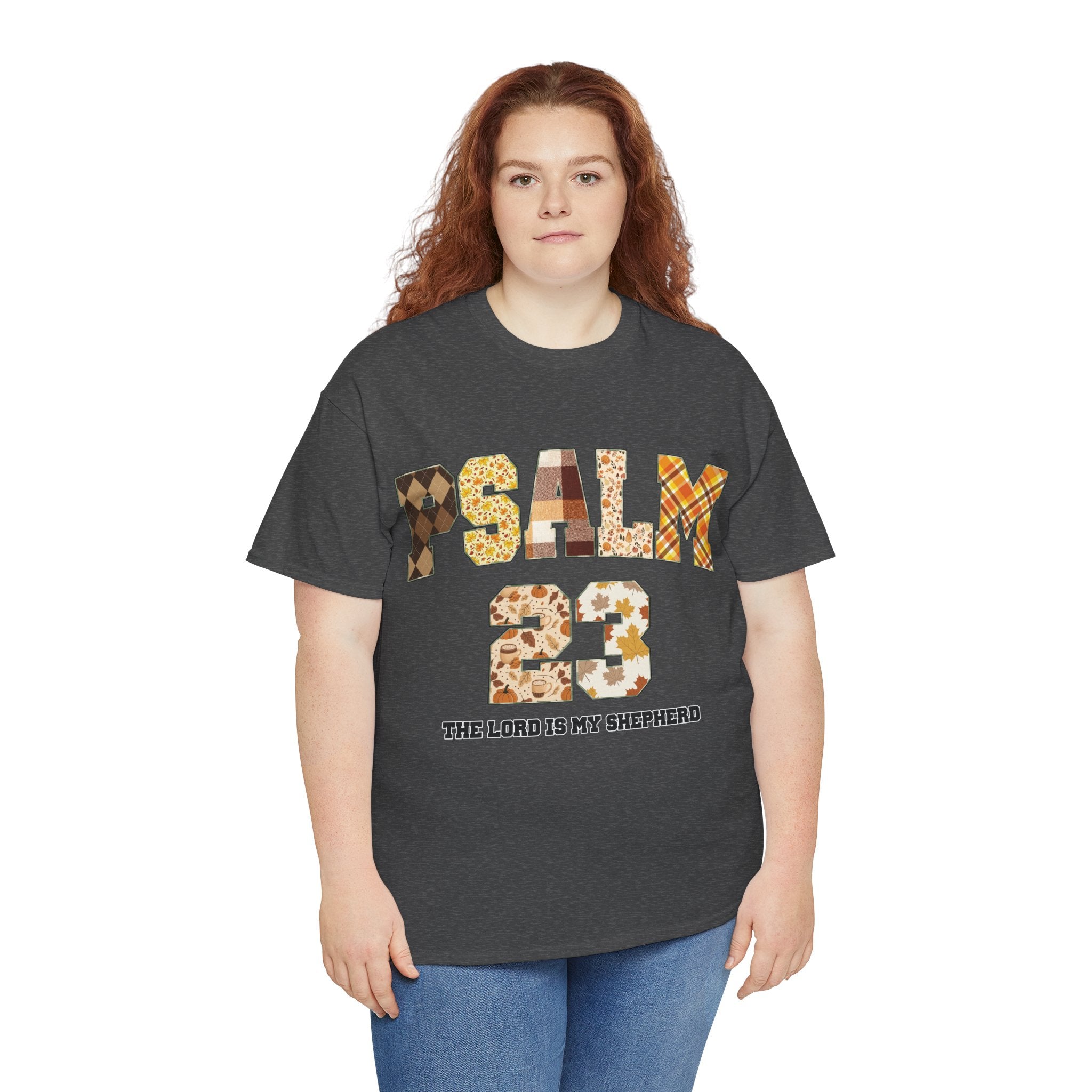 Psalm 23 Patchwork Unisex Cotton Tee