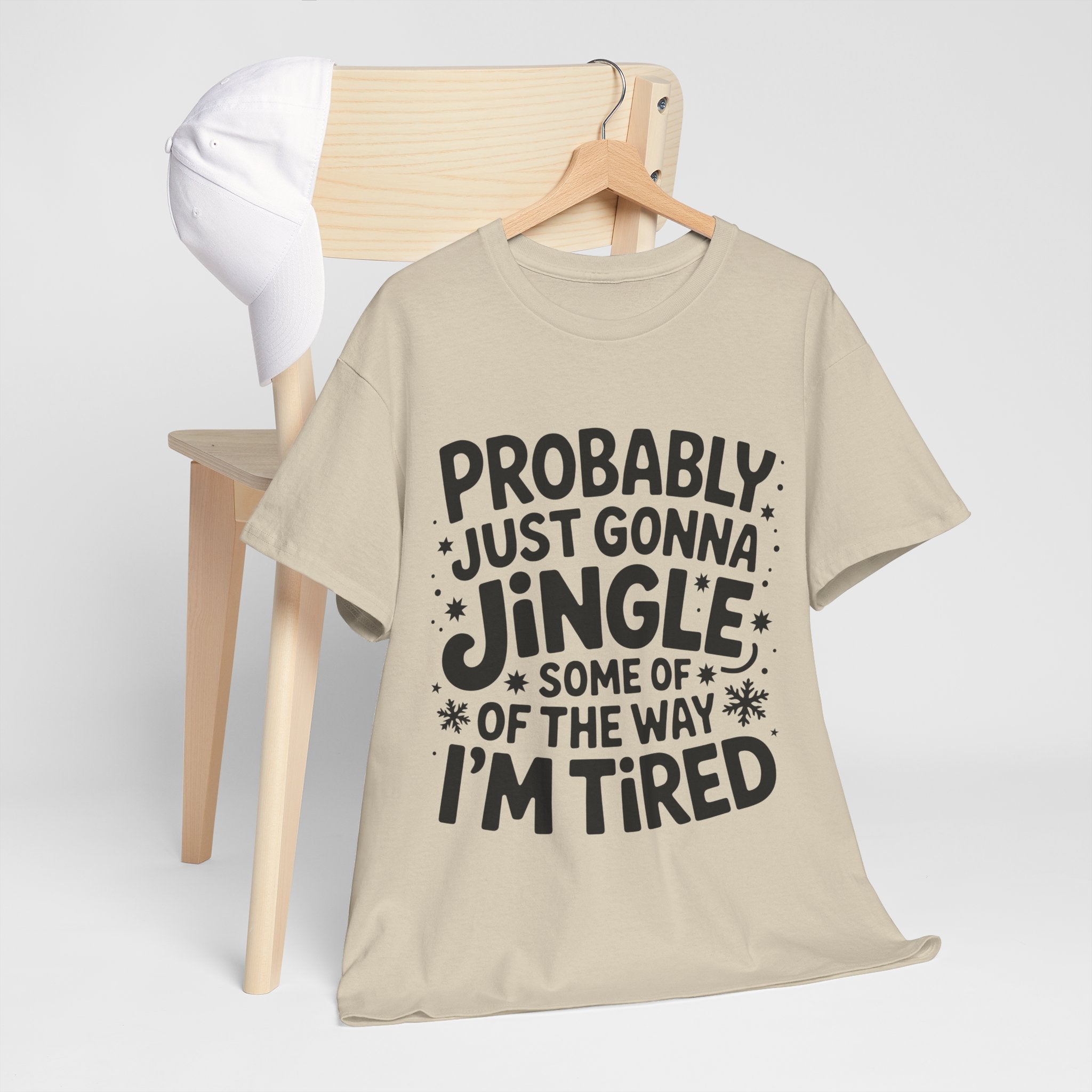 Black & White Minimalist Script Yes, I'm Always Cold Unisex Cotton Tee