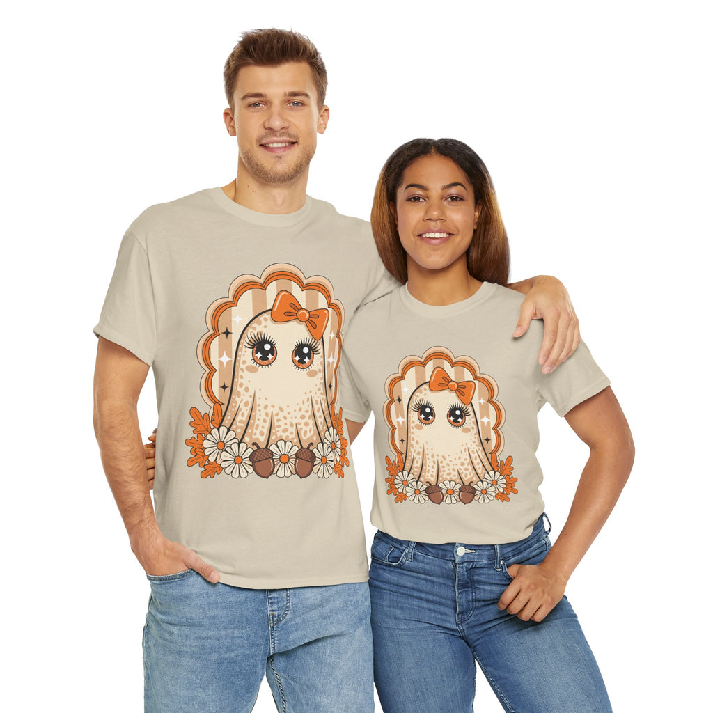 Ghost and Daisies Unisex Cotten Tee
