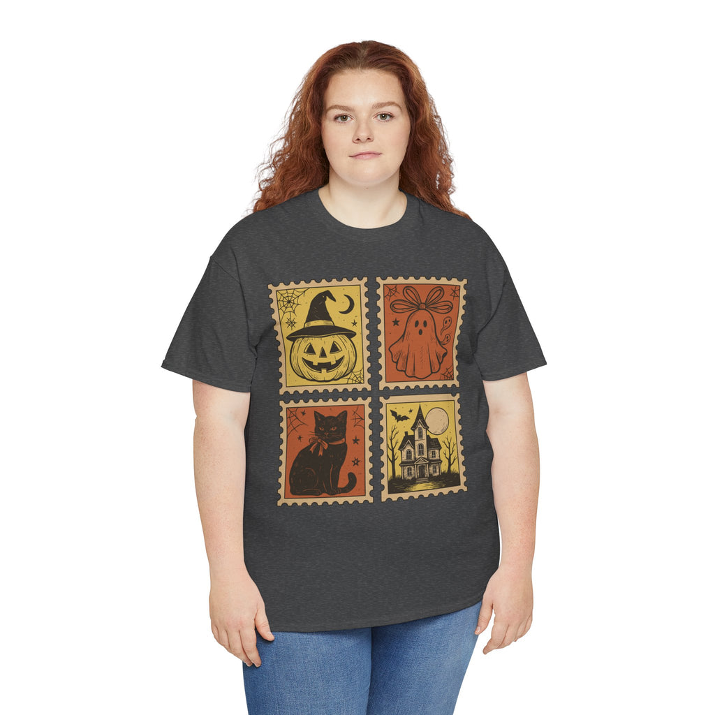Halloween Stamp Collection Unisex Cotton Tee