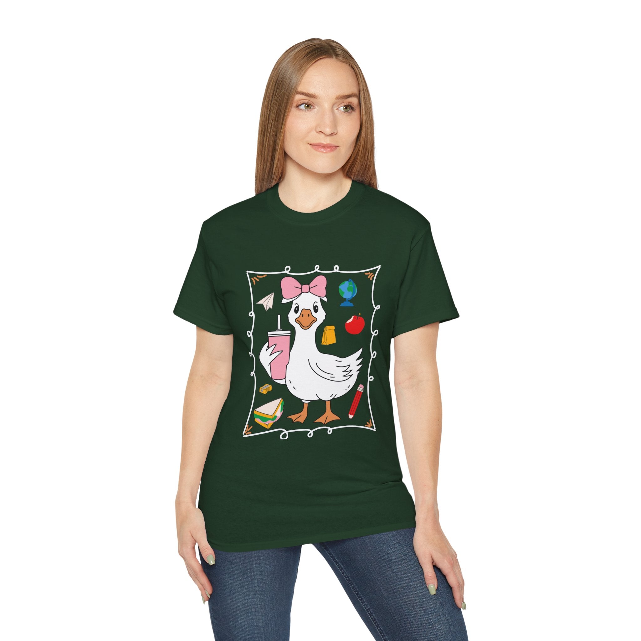 Cute Goose Graphic Tee- Unisex