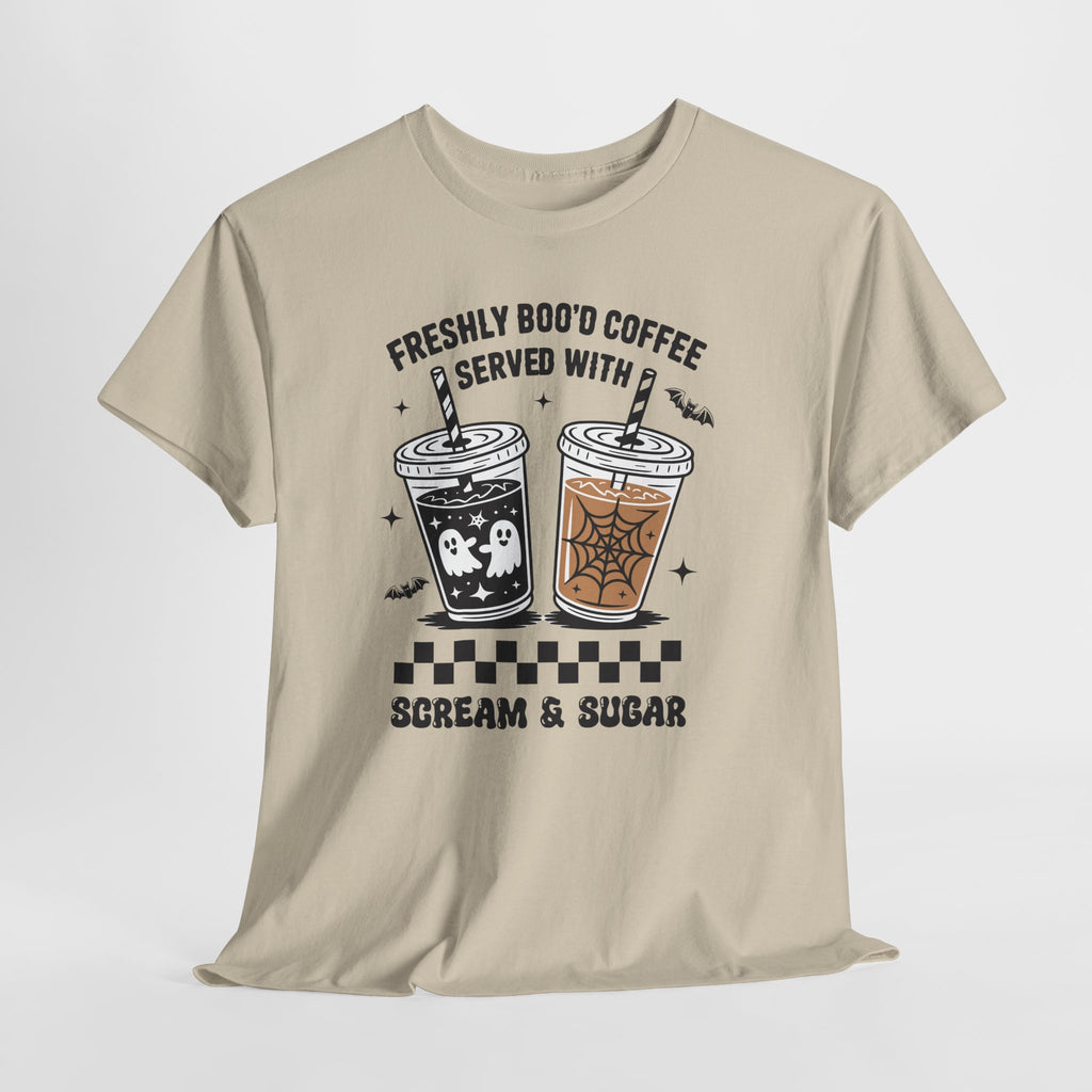 Halloween Iced Coffee Unisex Cotton Tee