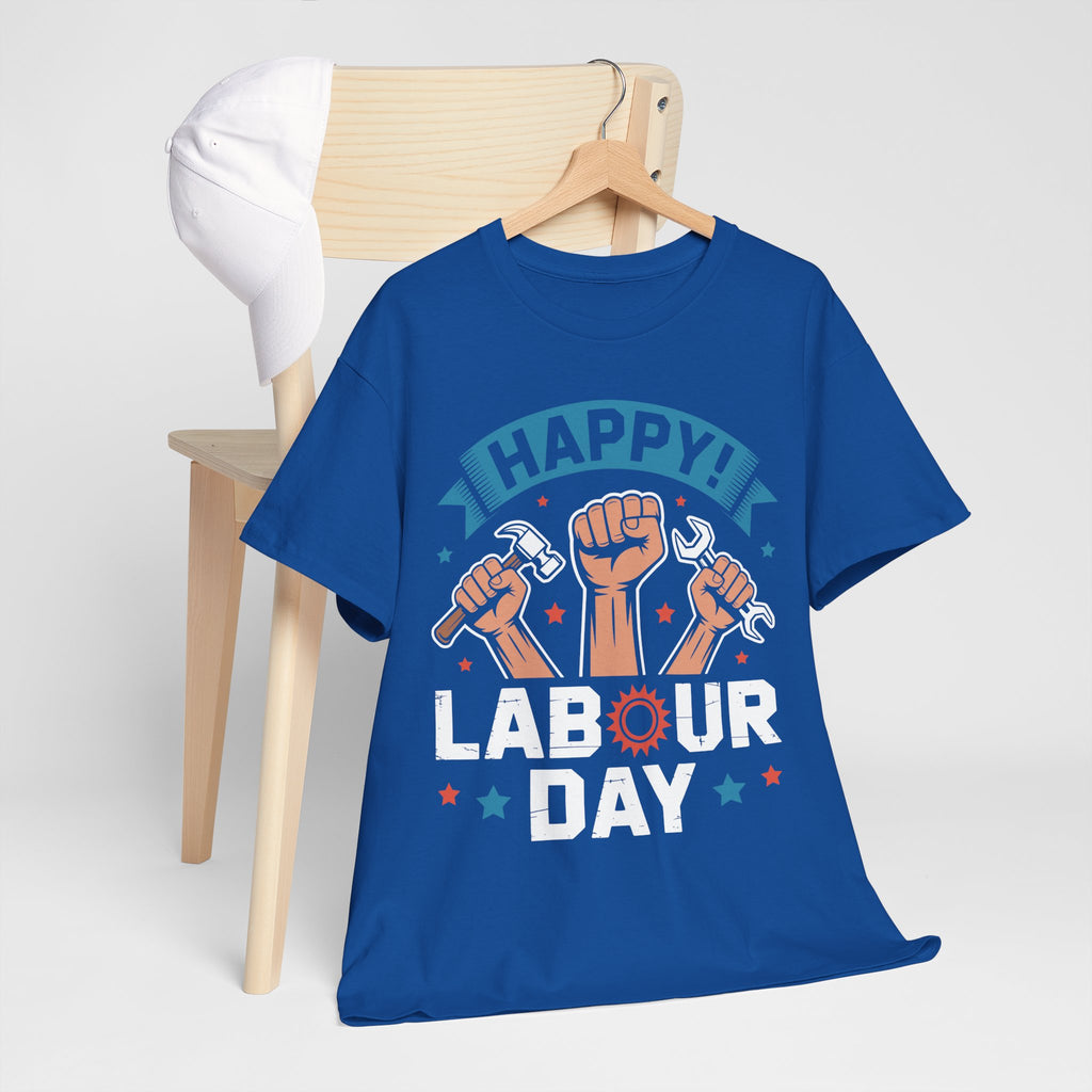 Happy US Labour Day Unisex Heavy Cotton T-Shirt