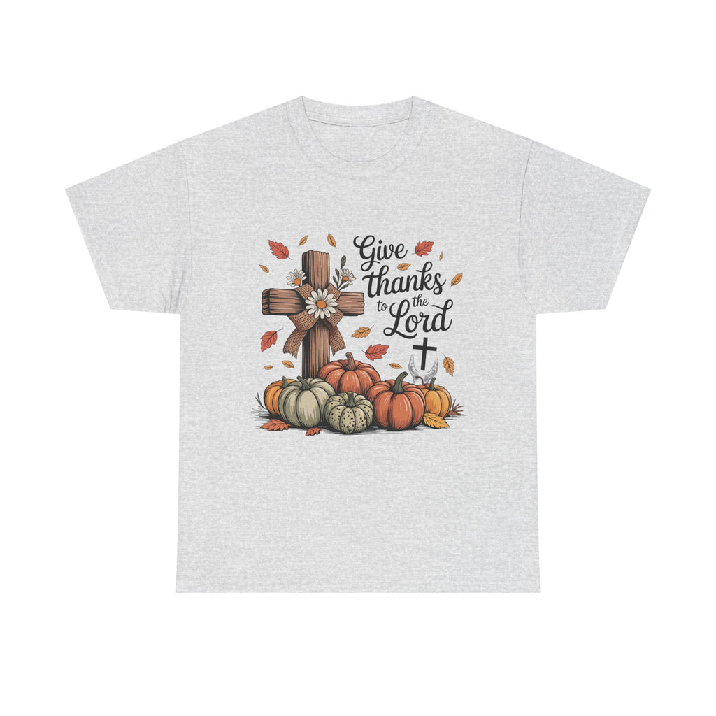 Thankful Cross Tee for Fall- Unisex