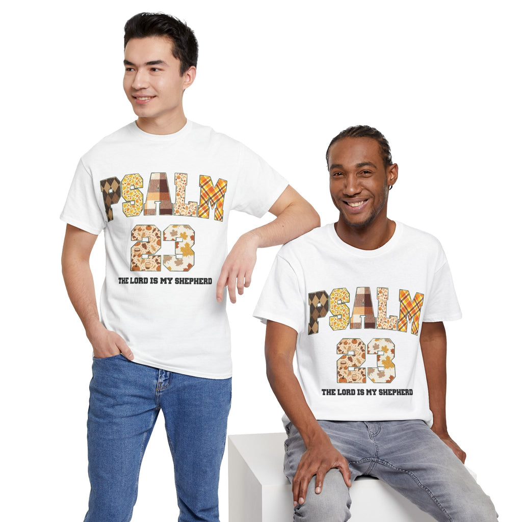 Psalm 23 Patchwork Unisex Cotton Tee