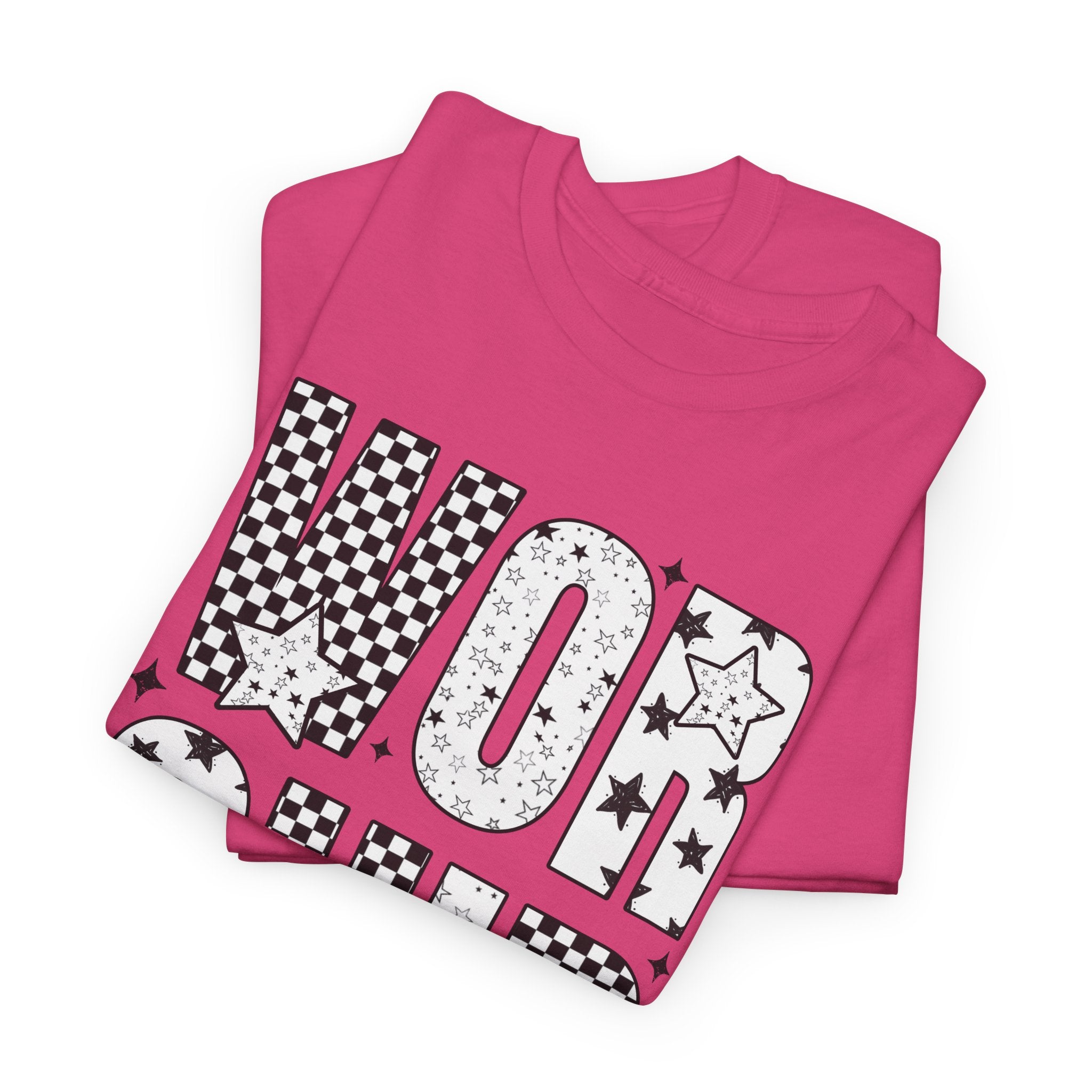 WORSHIP Through The Worry Checkerboard Unisex Cotton Tee