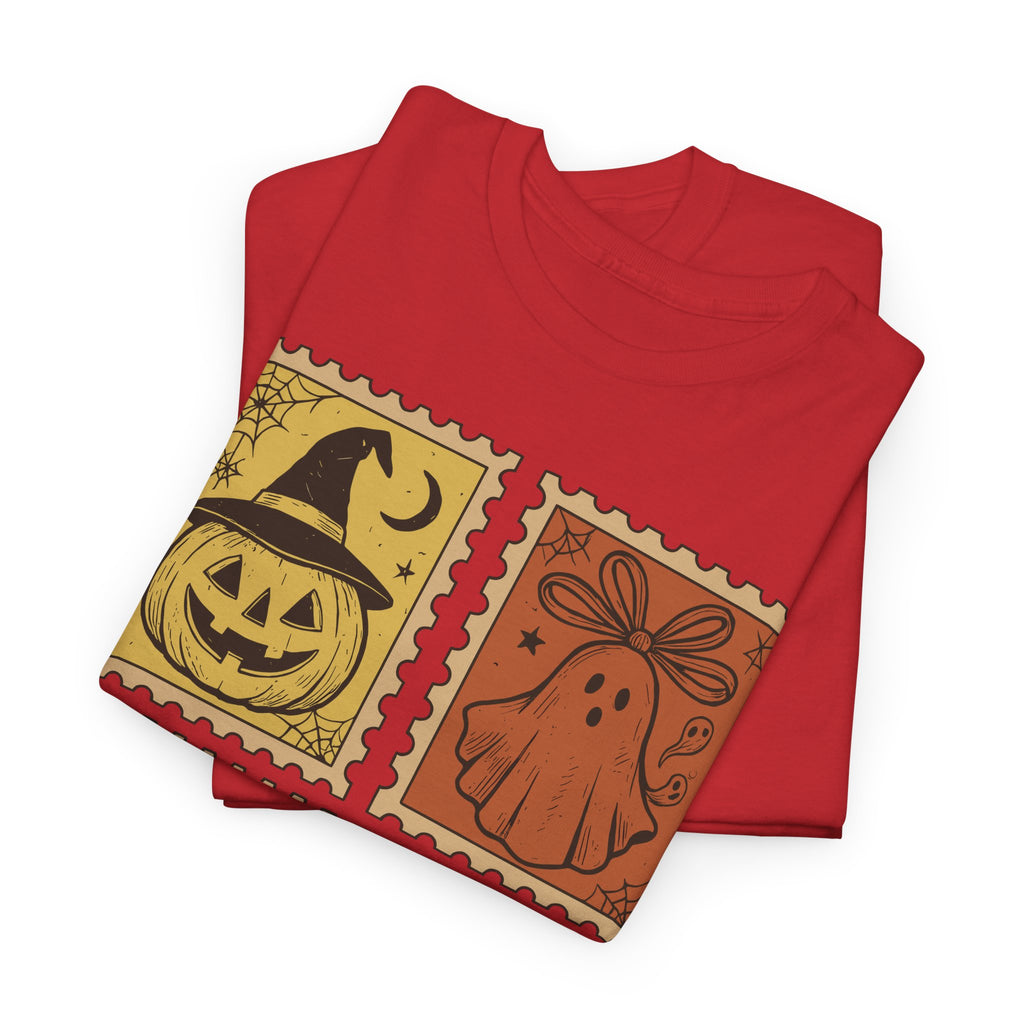 Halloween Stamp Collection Unisex Cotton Tee