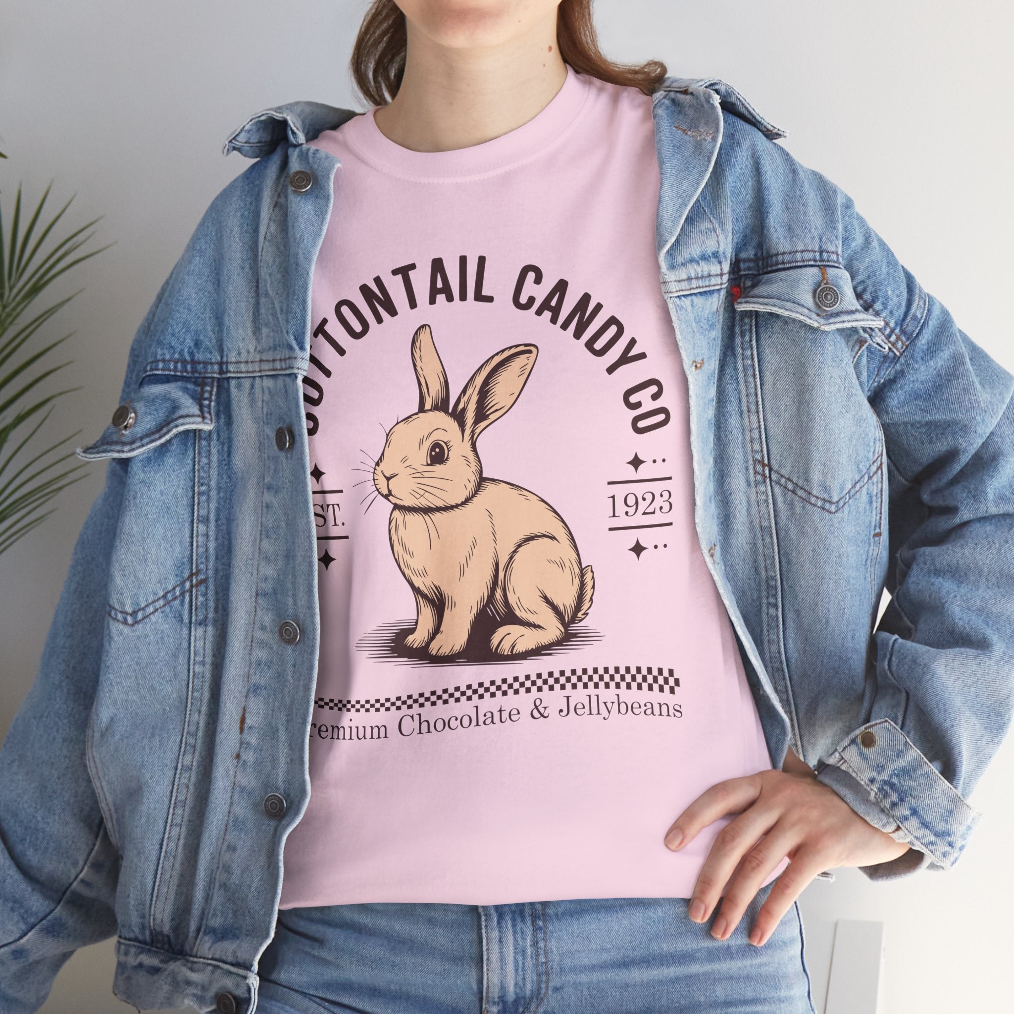 Cottontail Candy Co. Vintage Bunny Unisex Cotton Tee