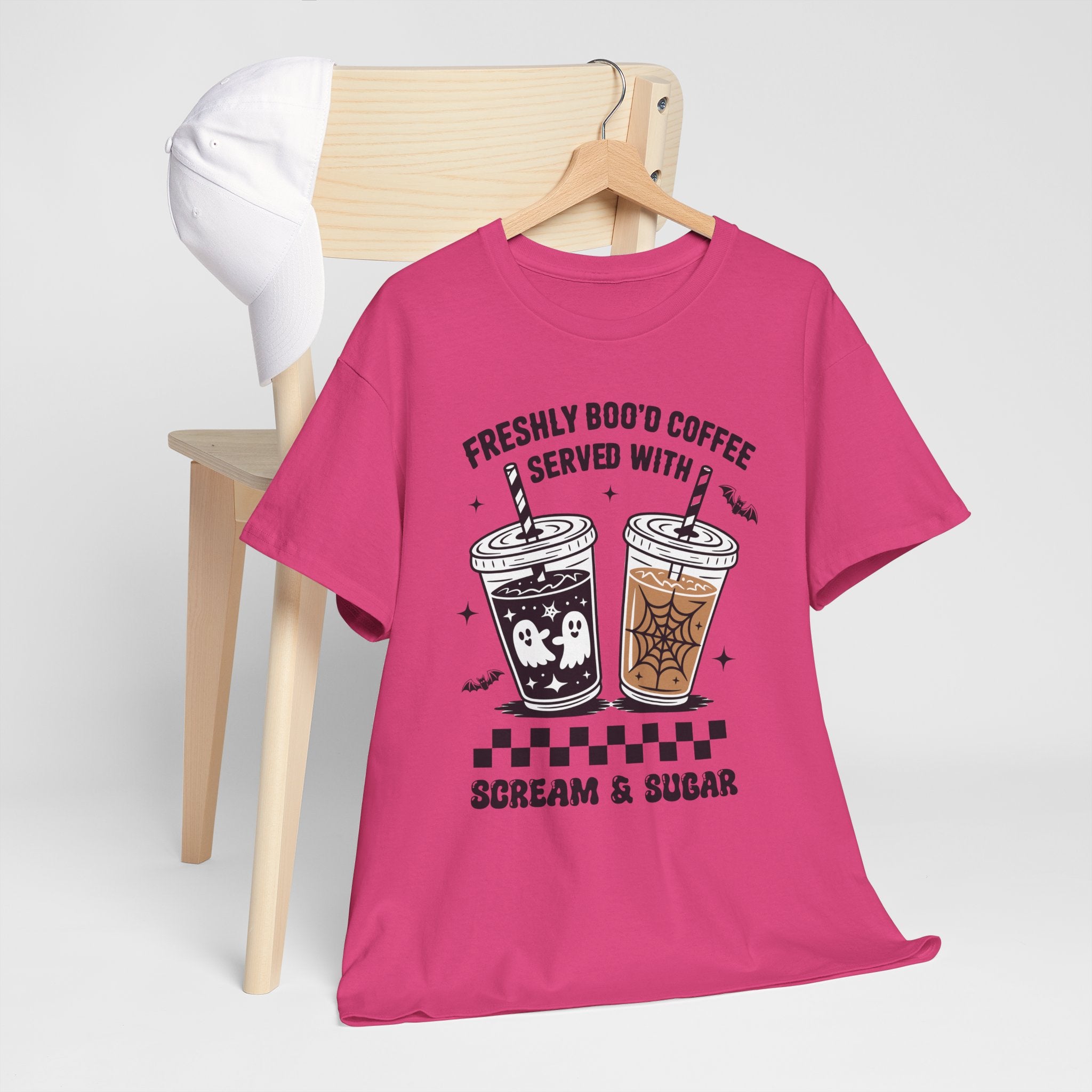 Halloween Iced Coffee Unisex Cotton Tee