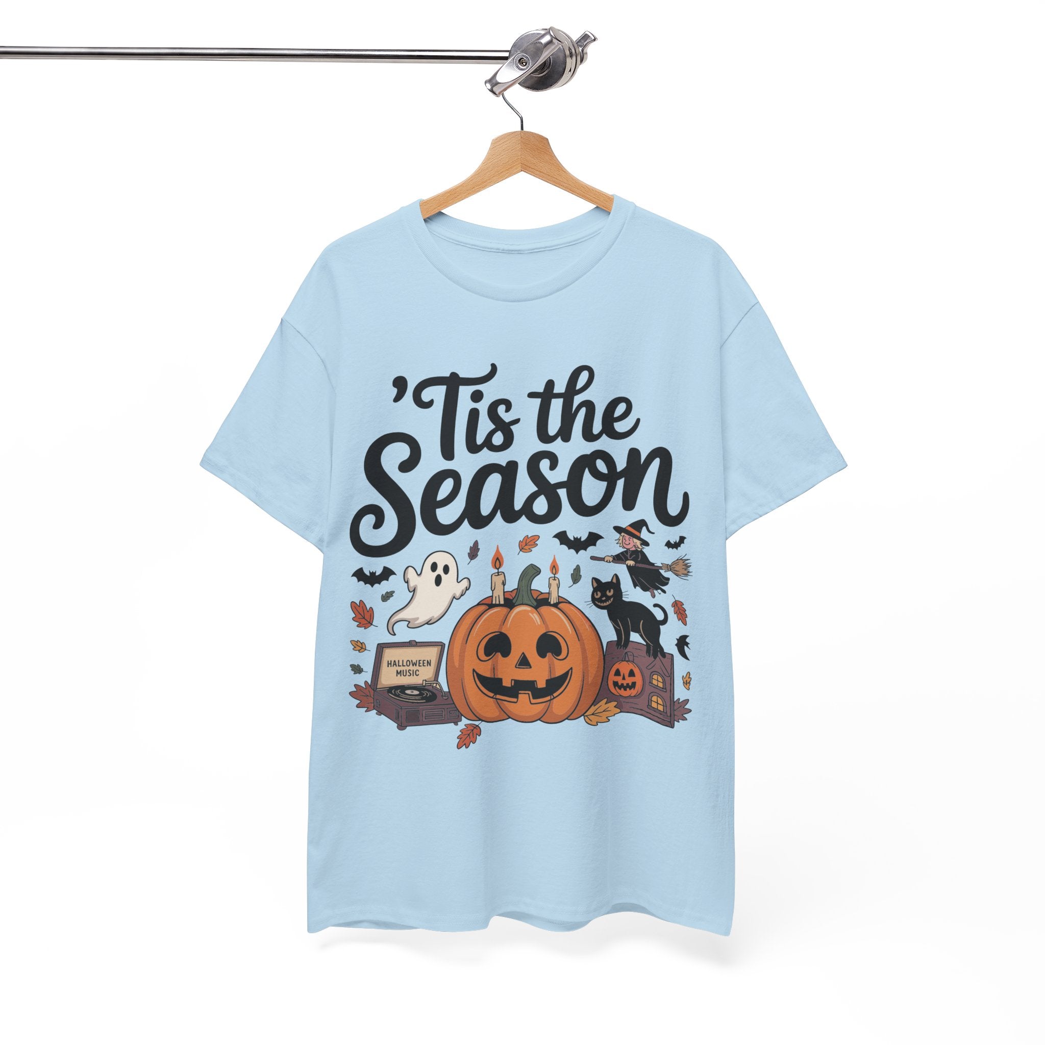 Holiday Season Unisex Cotton T-Shirt - Tis the Season Design