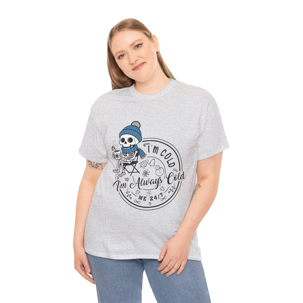 Cozy Skeleton Unisex Cotton Tee