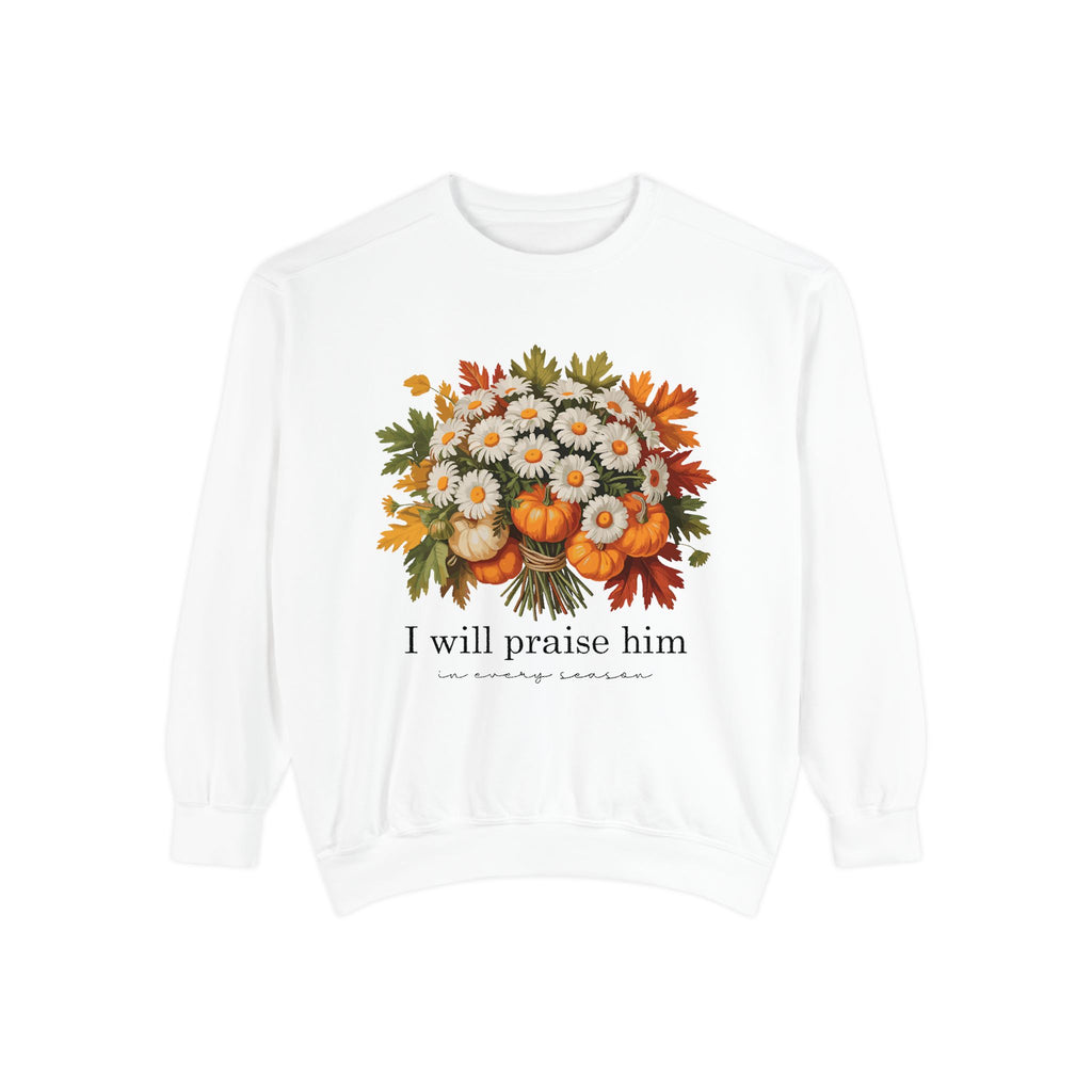 Praise Him Floral Sweatshirt- Unisex