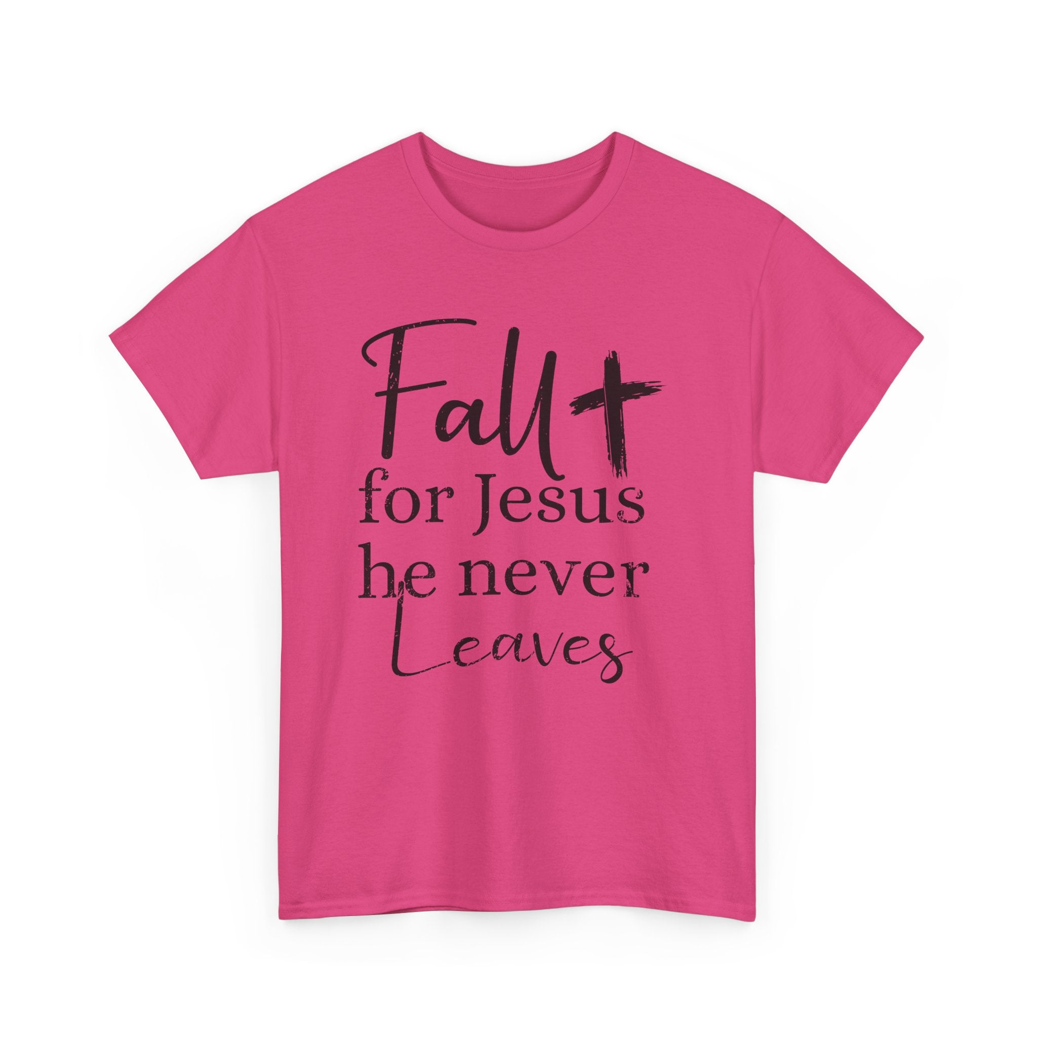 Fall for Jesus Pumpkin Church Unisex Cotton T-Shirt
