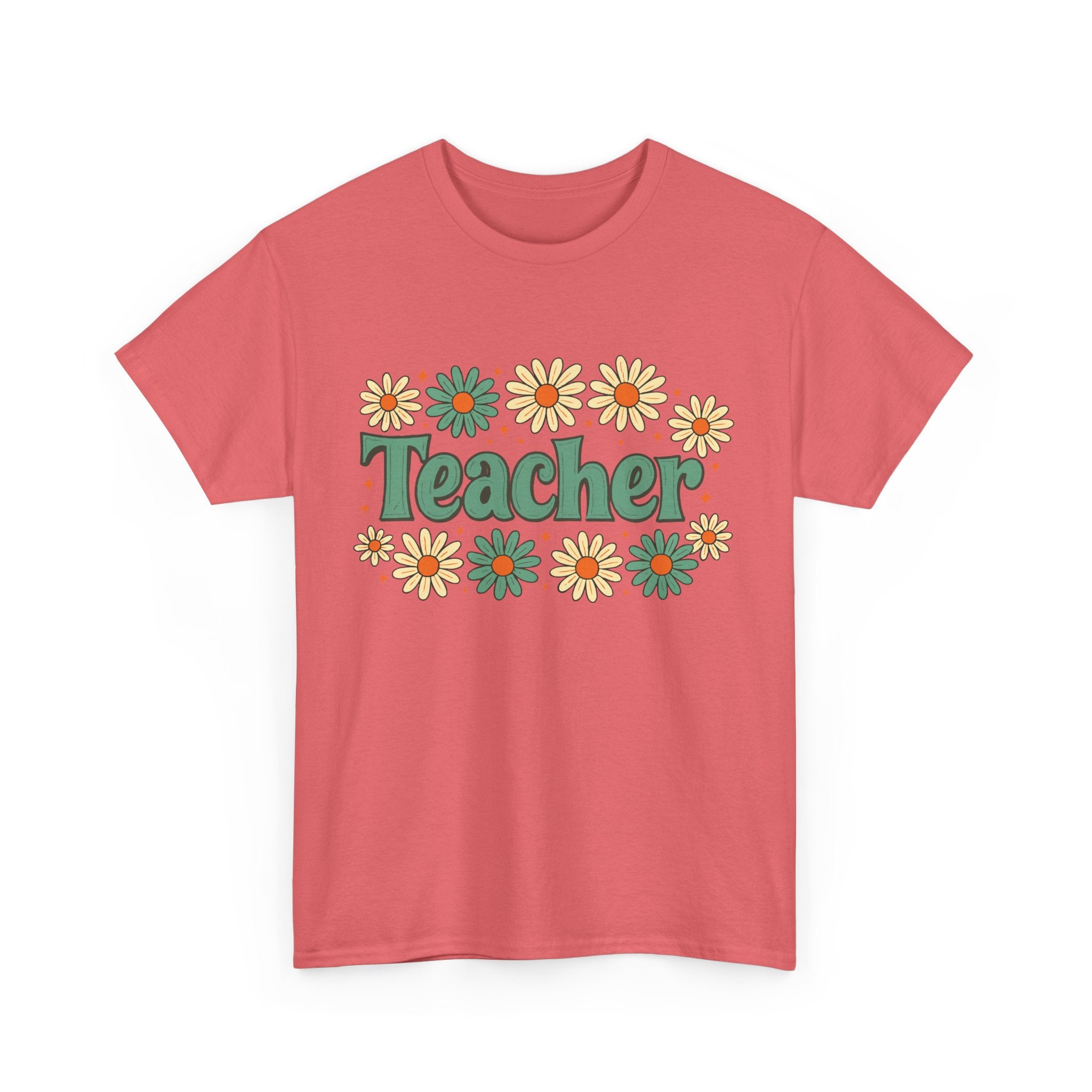 Floral Teacher Tee - Perfect Gift for Educators