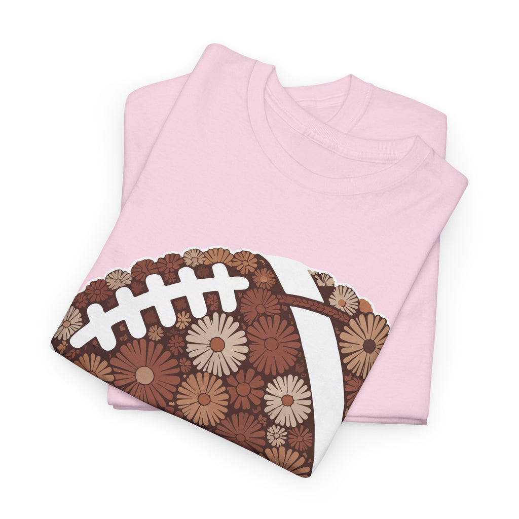 Game Day Touch Down Football Tee — Helmets, Flags & Cheer Icons Unisex Cotton Tee