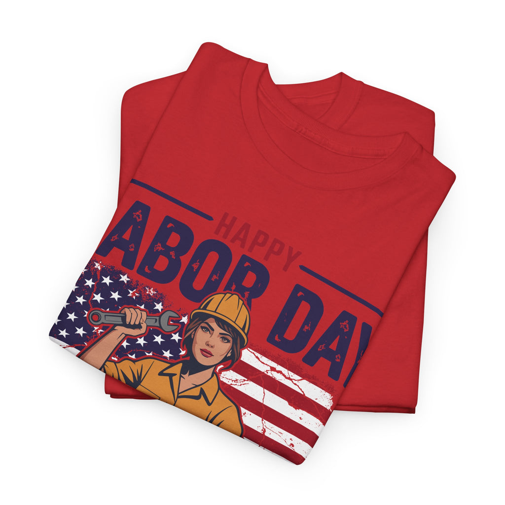 Happy US Labour Day T-Shirt - Unisex Heavy Cotton Tee