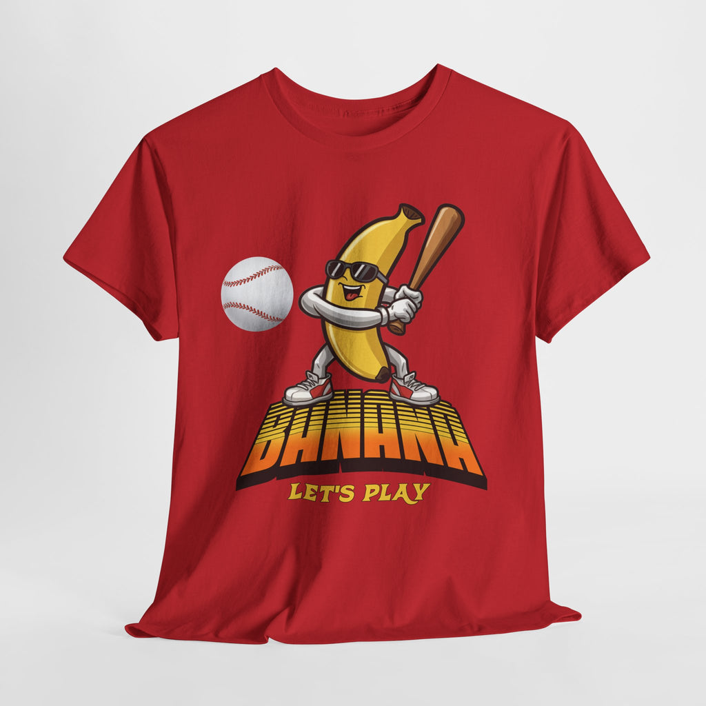 Banana Playing Baseball Tee