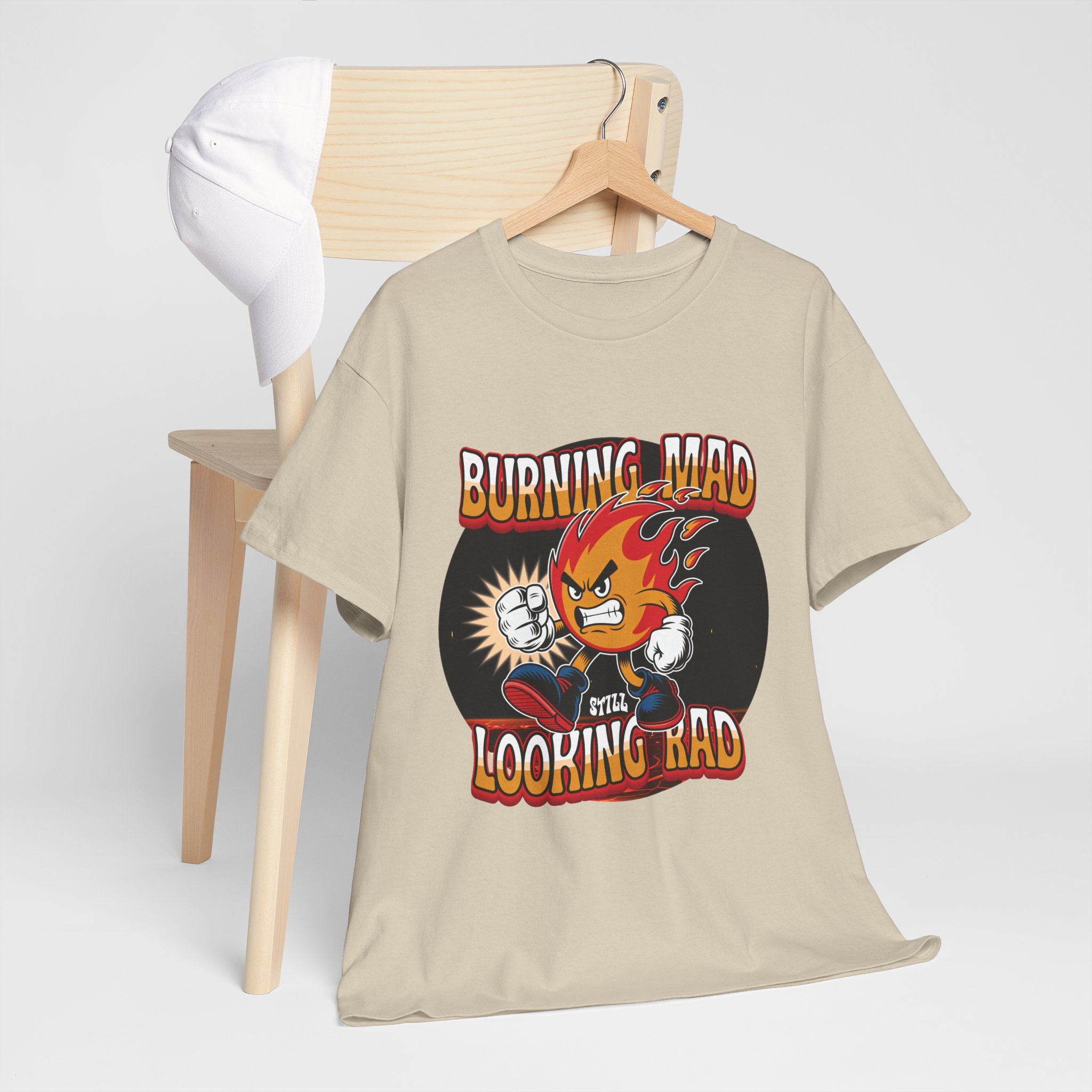 Burning Mad Looking Rad Unisex Tee