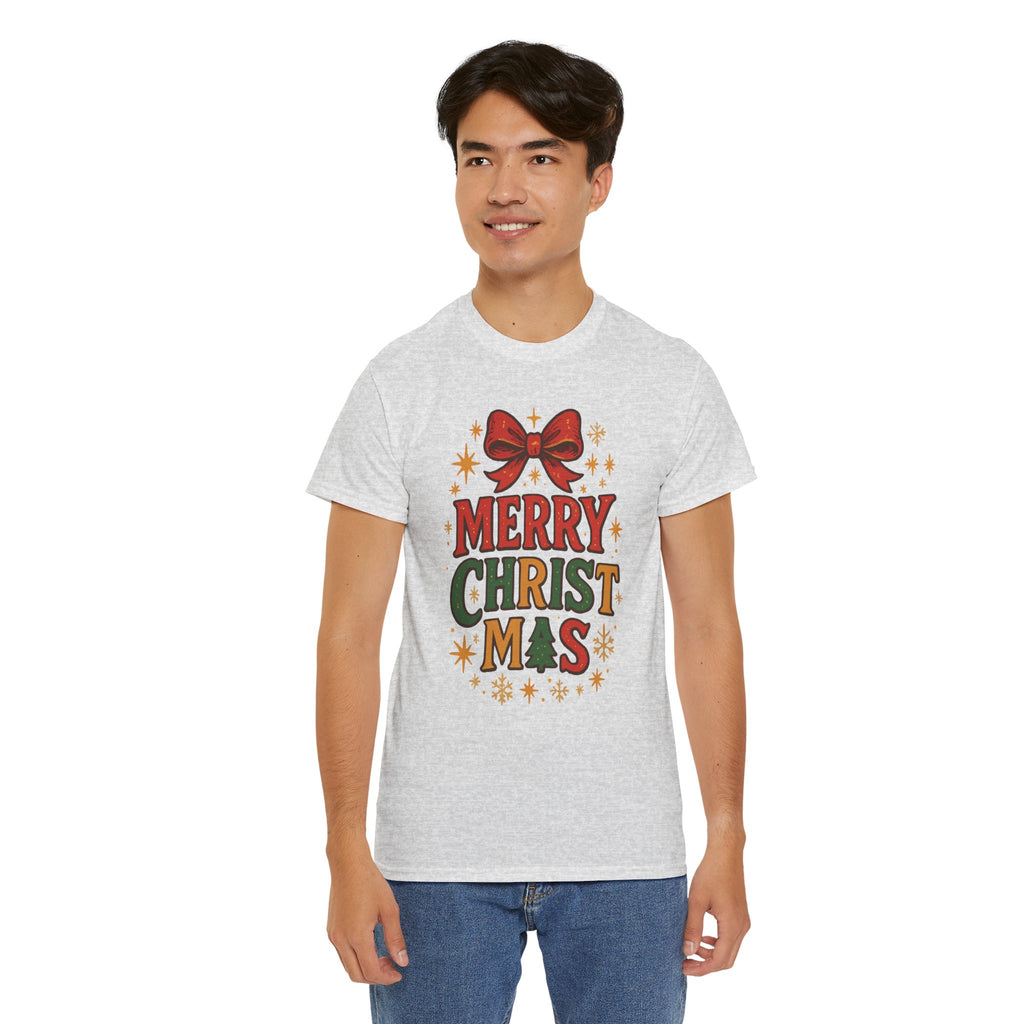 Merry Christmas Unisex Cotton Tee