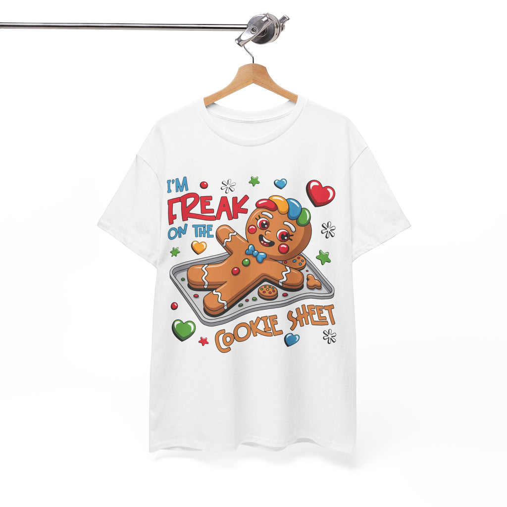 Gingerbread ‘I’m Freak on the Cookie Sheet’ Unisex Cotton Tee