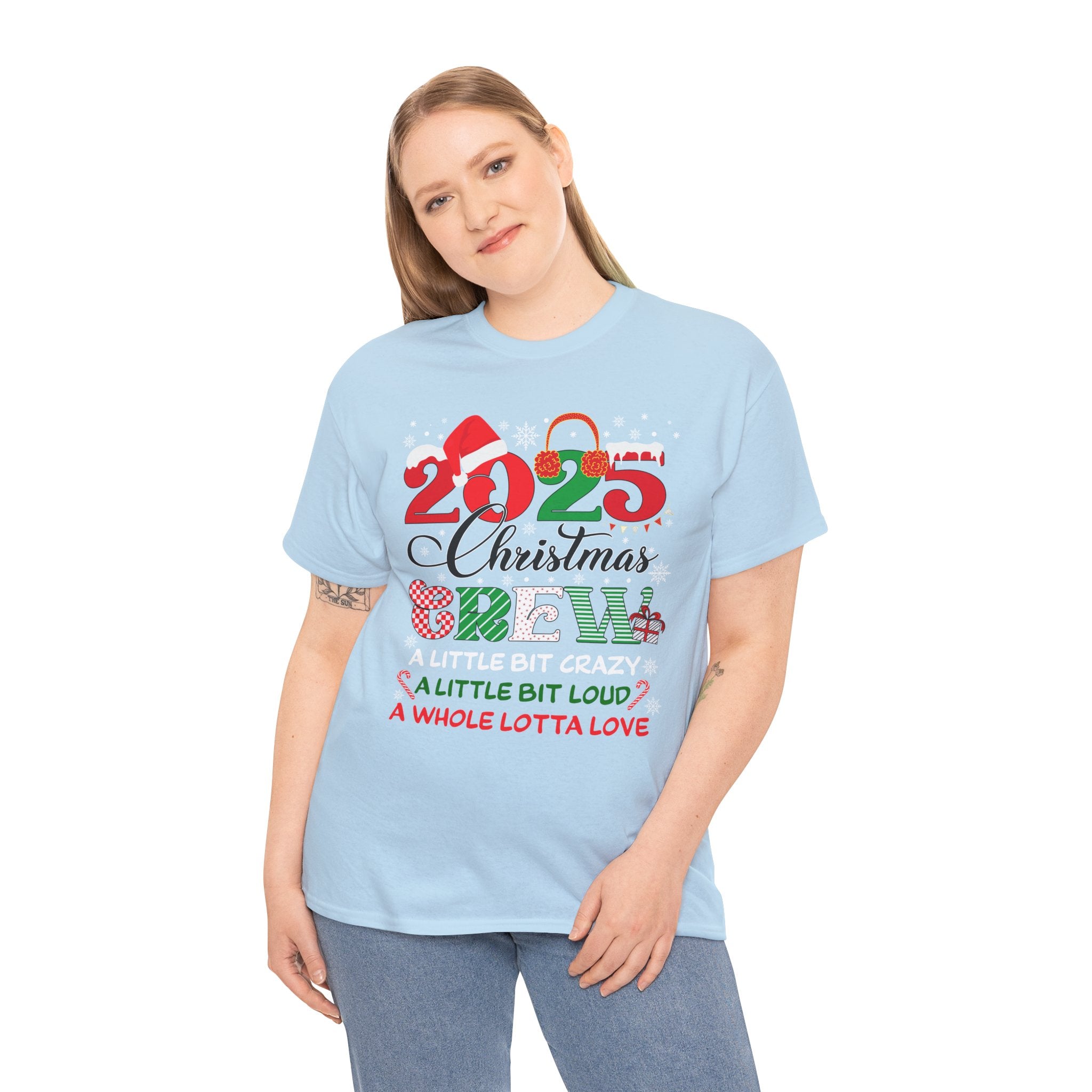 Christmas Crew 2025 Unisex Cotton Tee