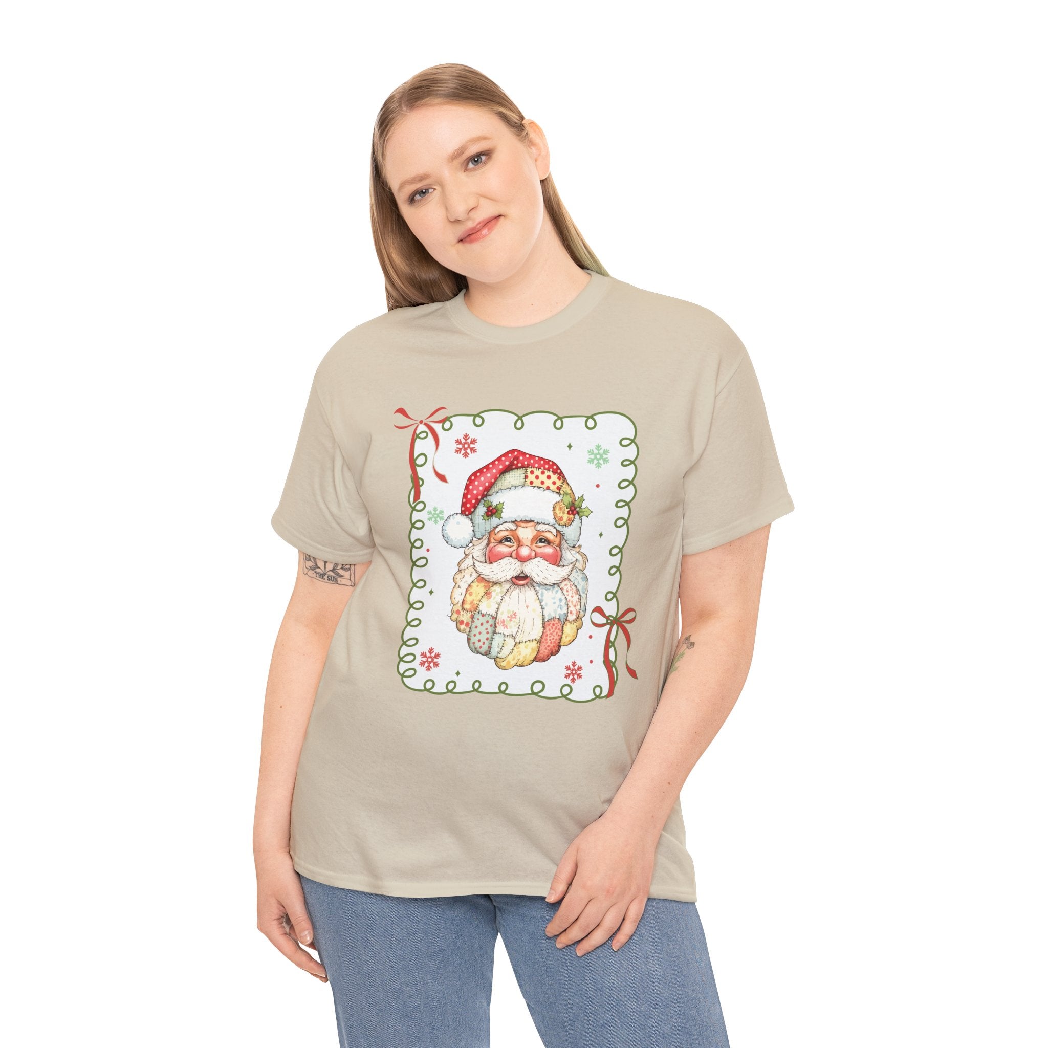 Santa Vintage Unisex Cotton Tee