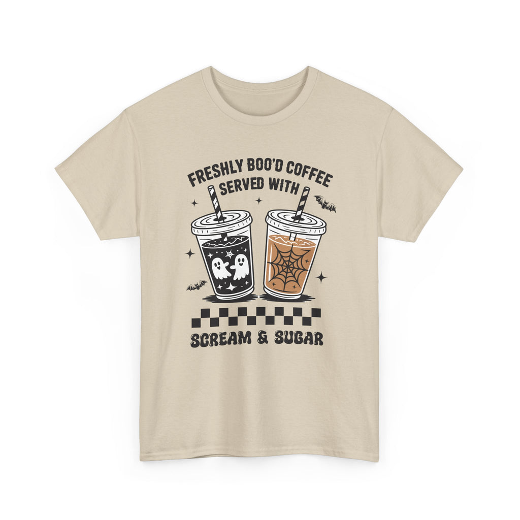 Halloween Iced Coffee Unisex Cotton Tee