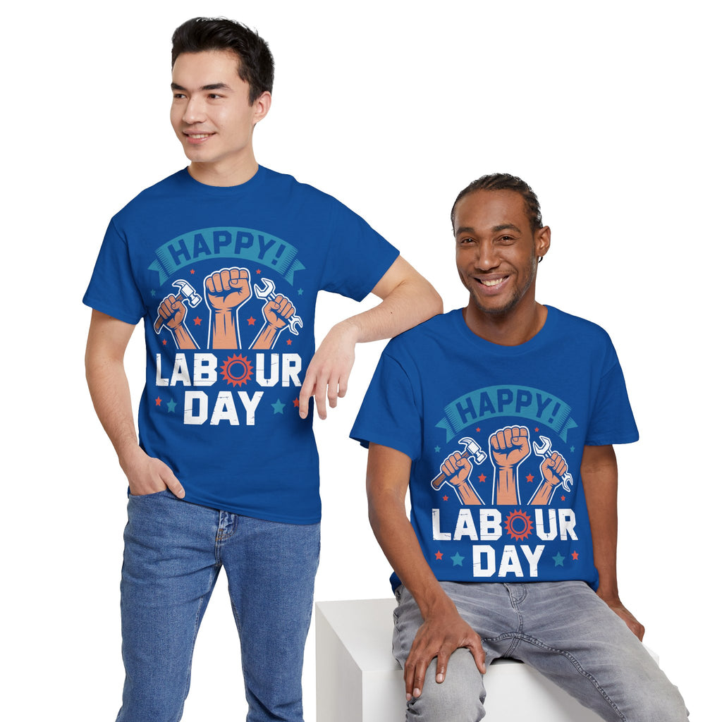 Happy US Labour Day Unisex Heavy Cotton T-Shirt