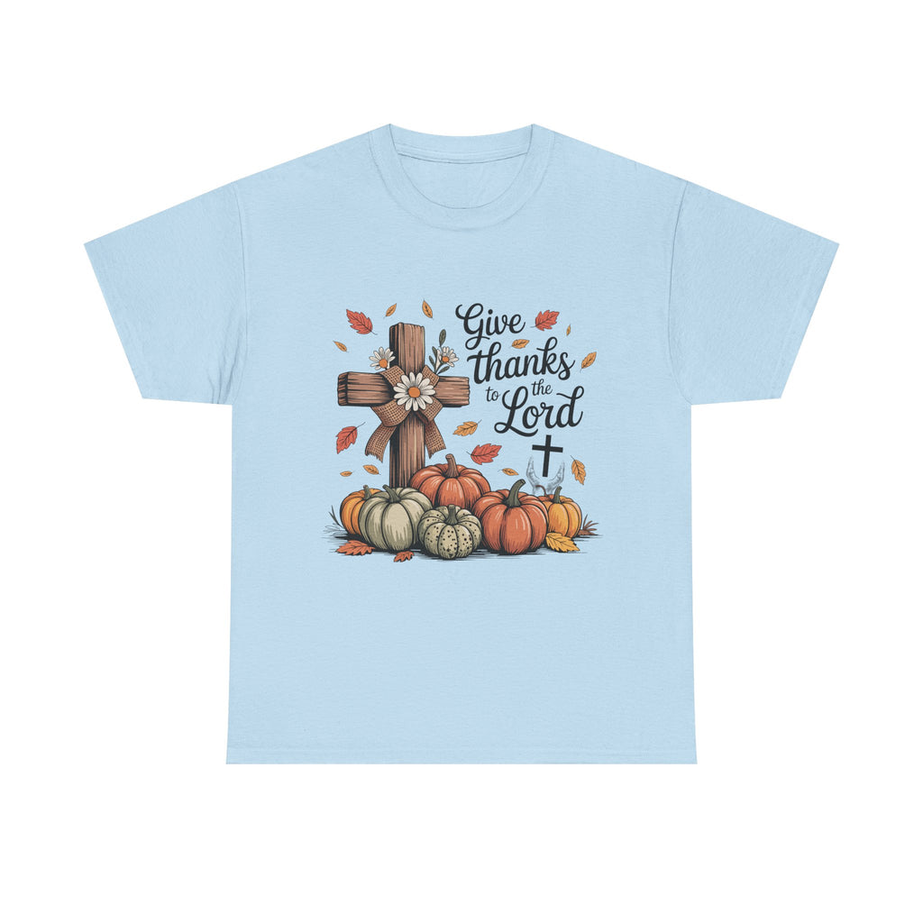 Thankful Cross Tee for Fall- Unisex