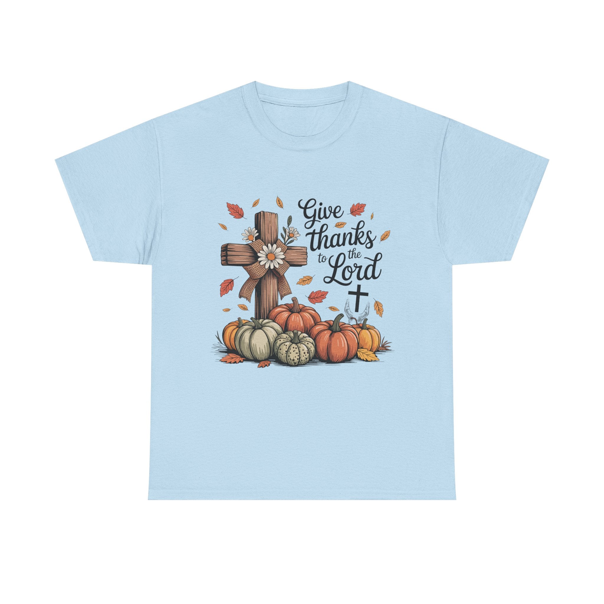 Thankful Cross Tee for Fall- Unisex