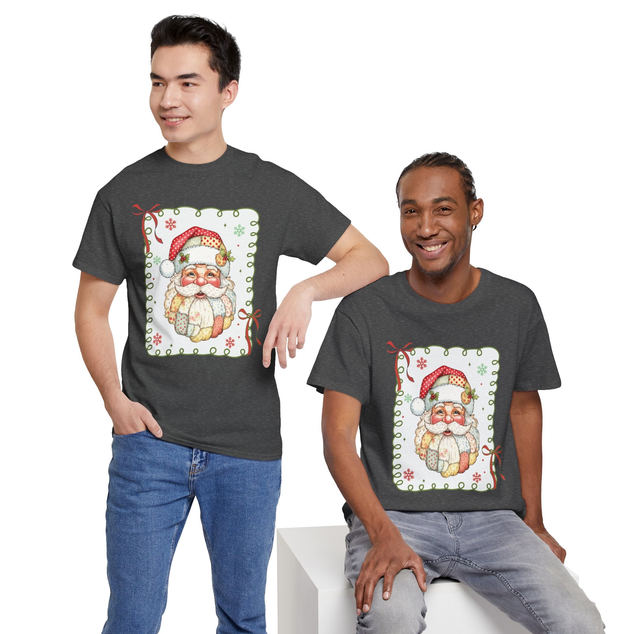 Santa Vintage Unisex Cotton Tee