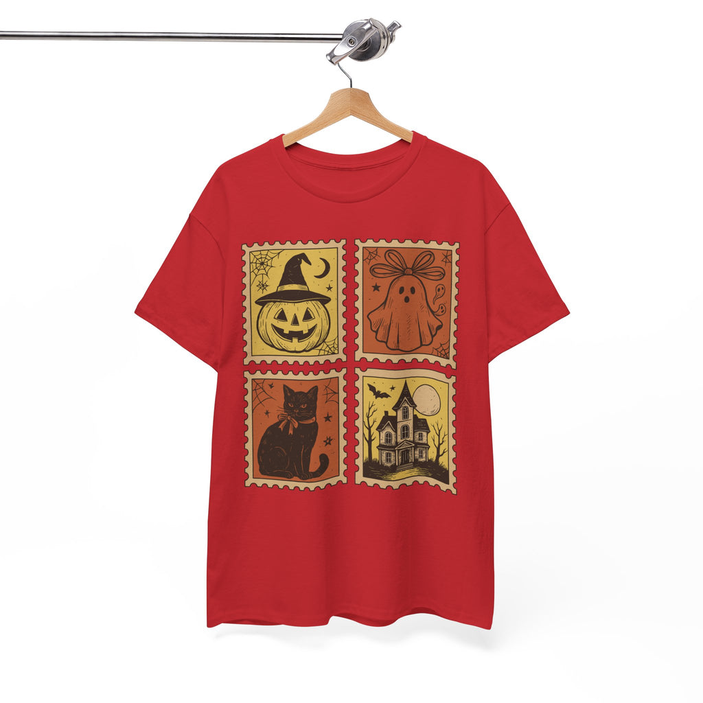Halloween Stamp Collection Unisex Cotton Tee