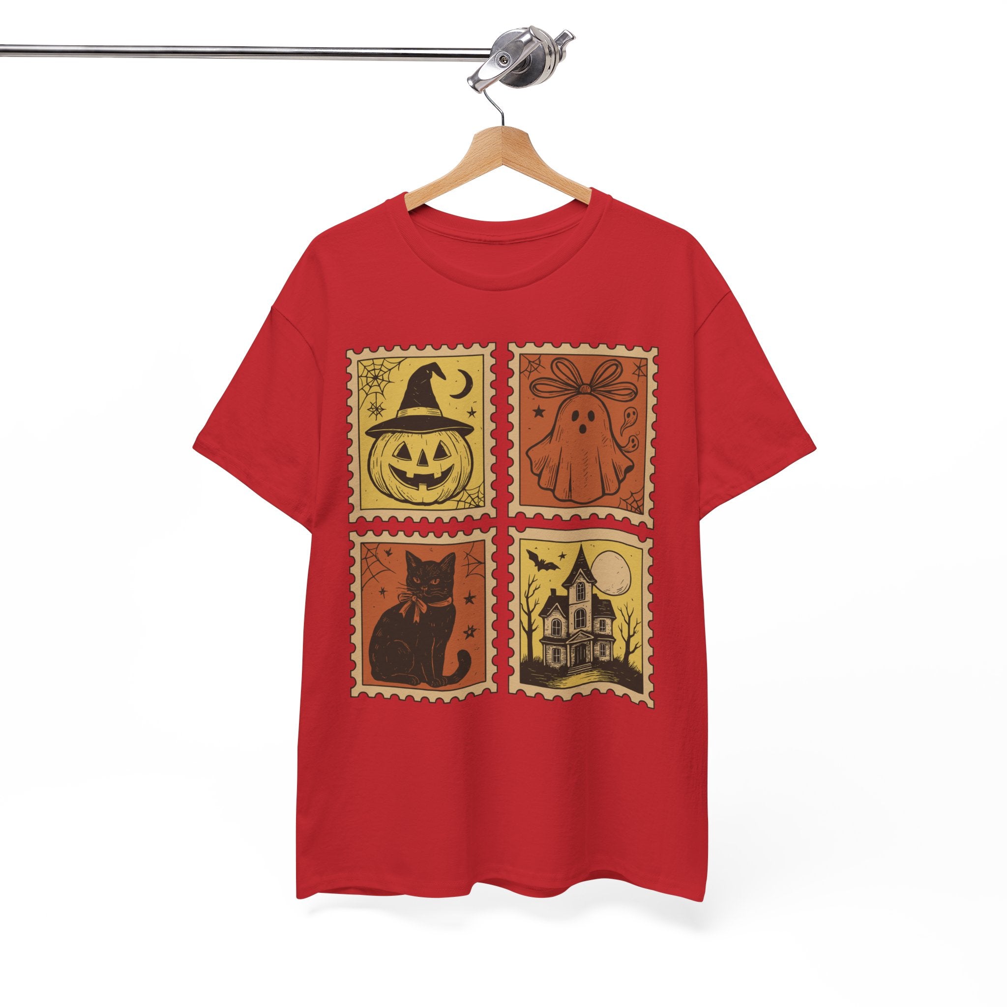 Halloween Stamp Collection Unisex Cotton Tee
