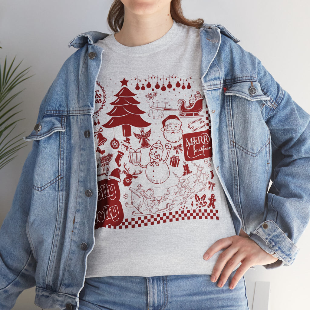 Christmas Festive Unisex Cotton T-shirt