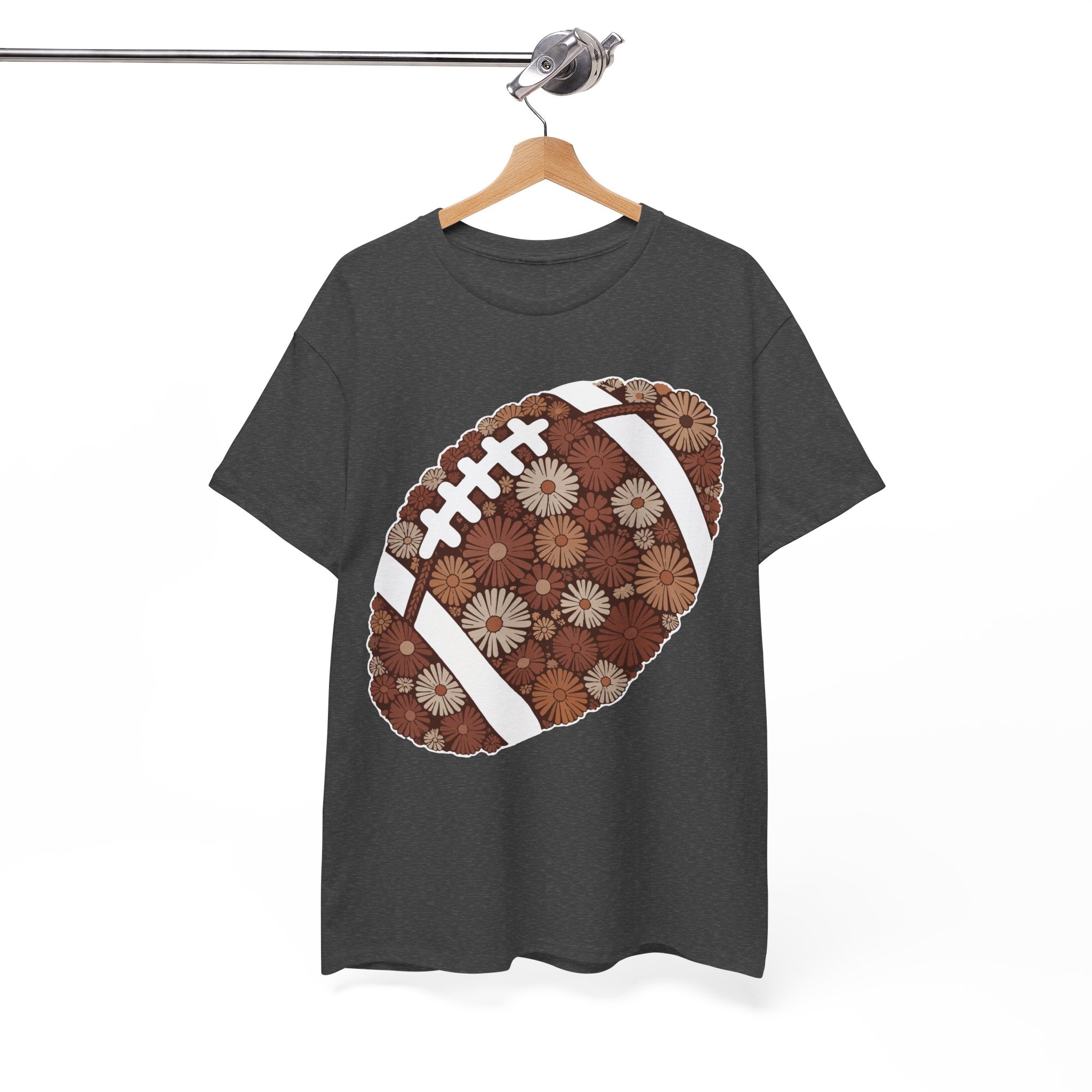 Game Day Touch Down Football Tee — Helmets, Flags & Cheer Icons Unisex Cotton Tee