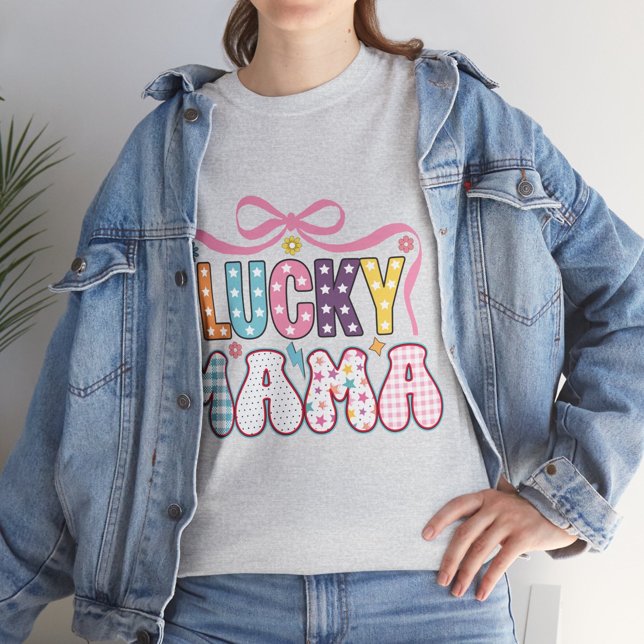 Lucky Mama Unisex Cotton Tee