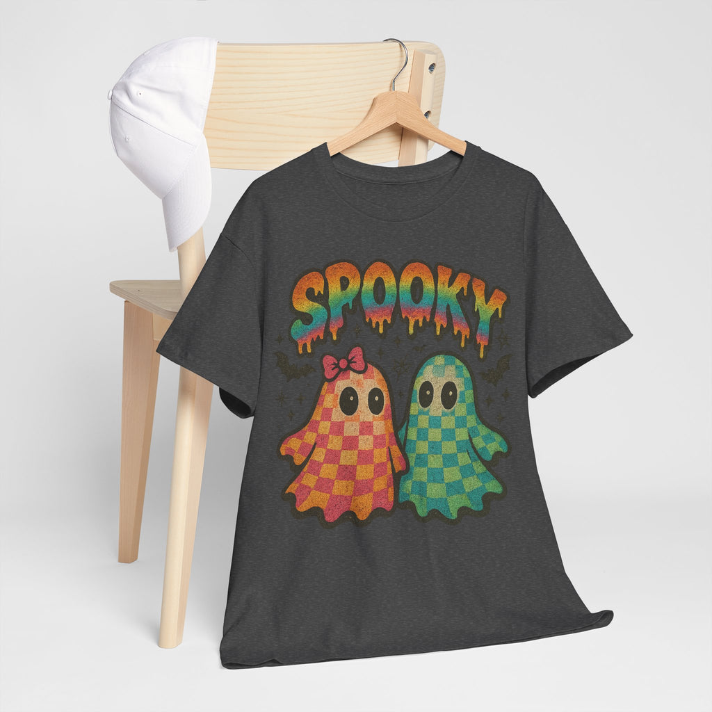 Spooky Pastel Ghosts Unisex Cotton Tee