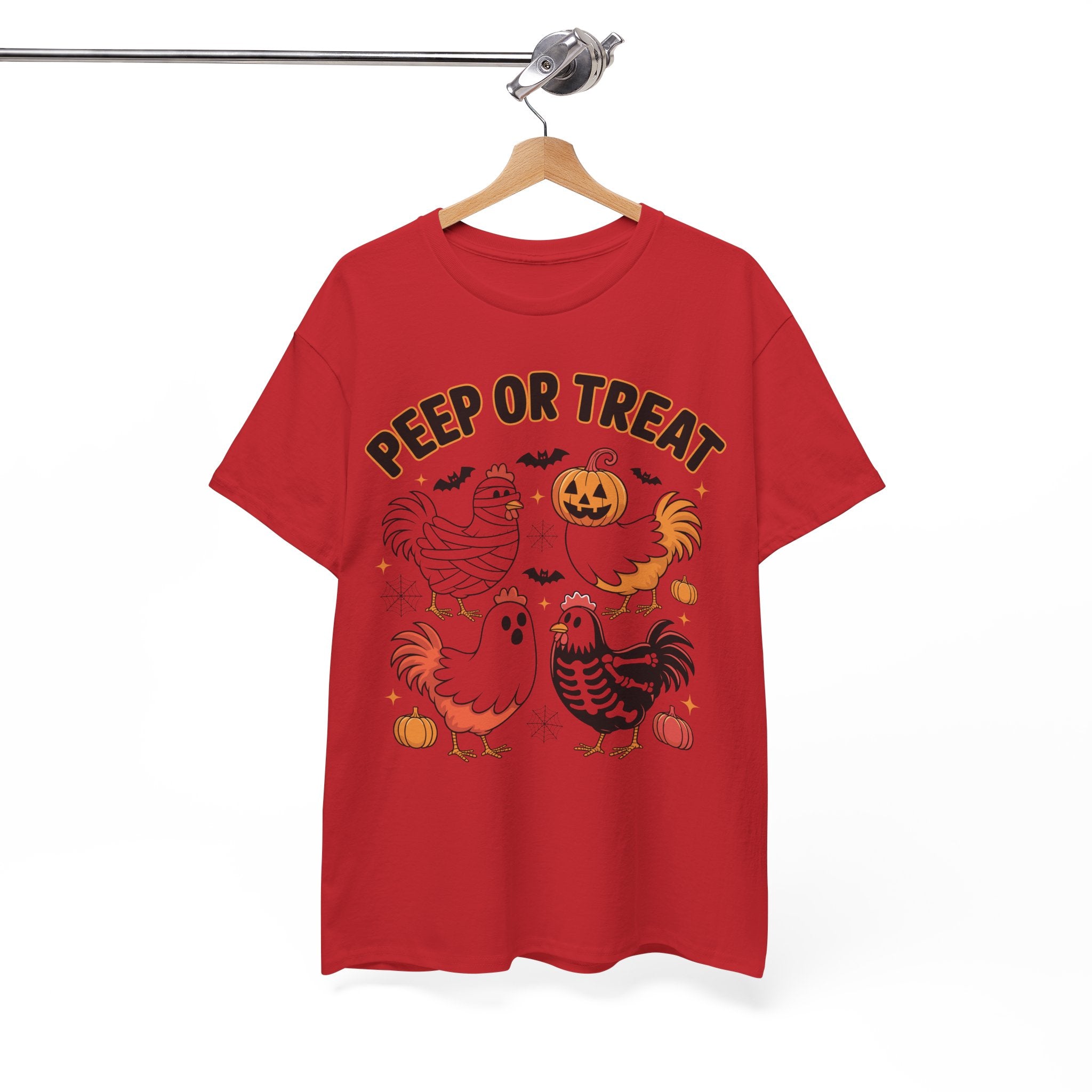 Peep or Treat Halloween Unisex Cotton Tee