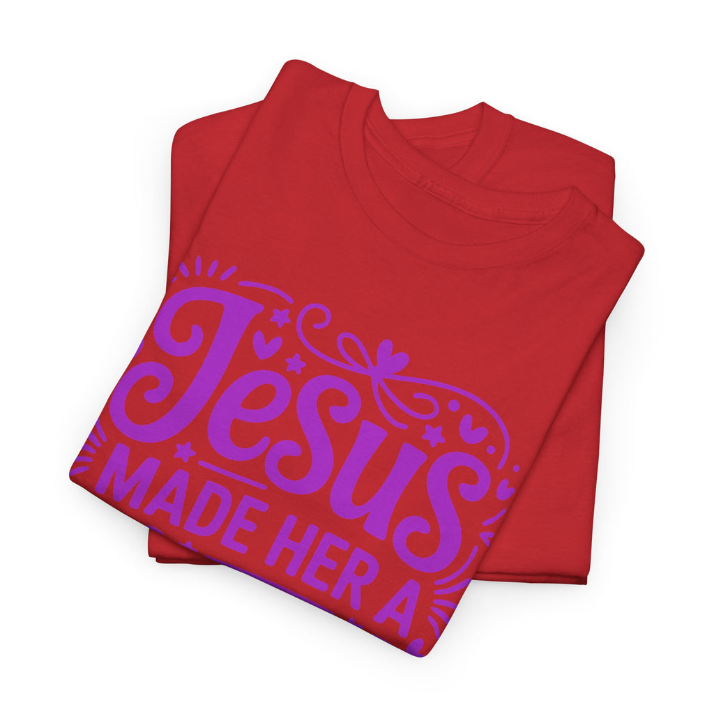 Jesus Made Her a Mama — Christian MamaUnisex Cotton T-Shirt