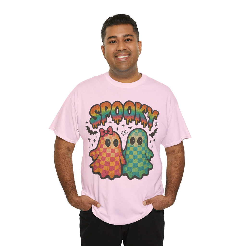 Spooky Pastel Ghosts Unisex Cotton Tee