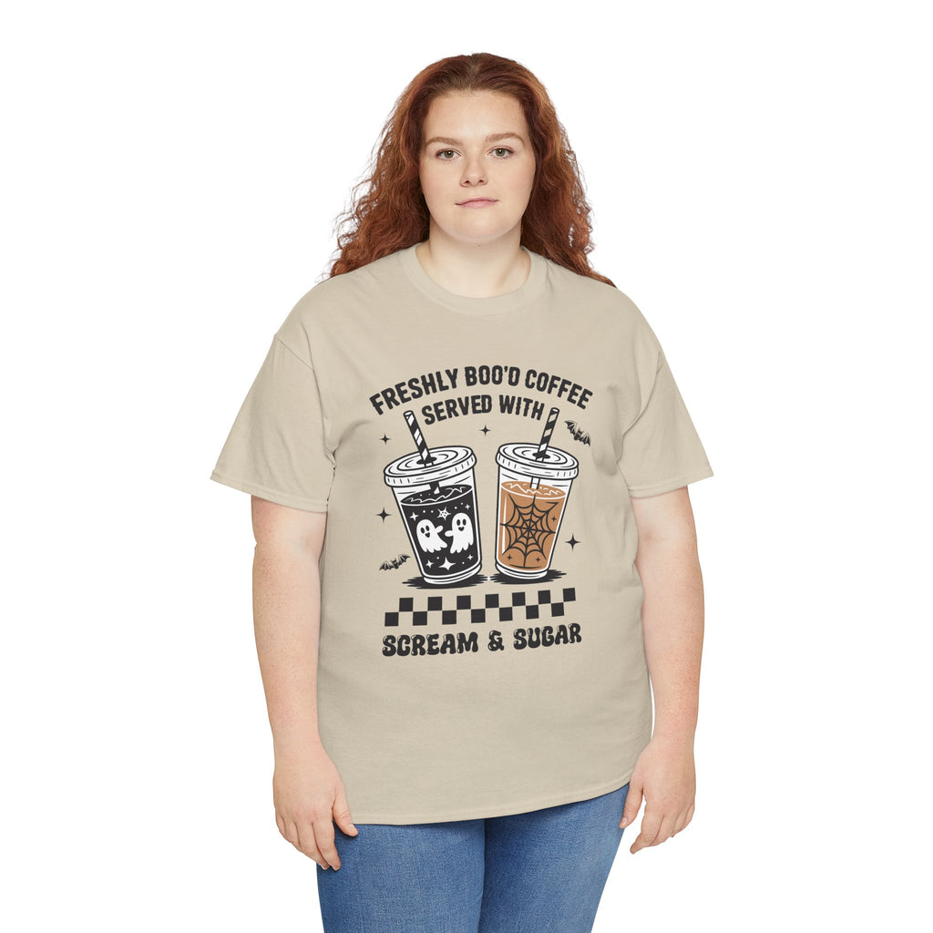 Halloween Iced Coffee Unisex Cotton Tee