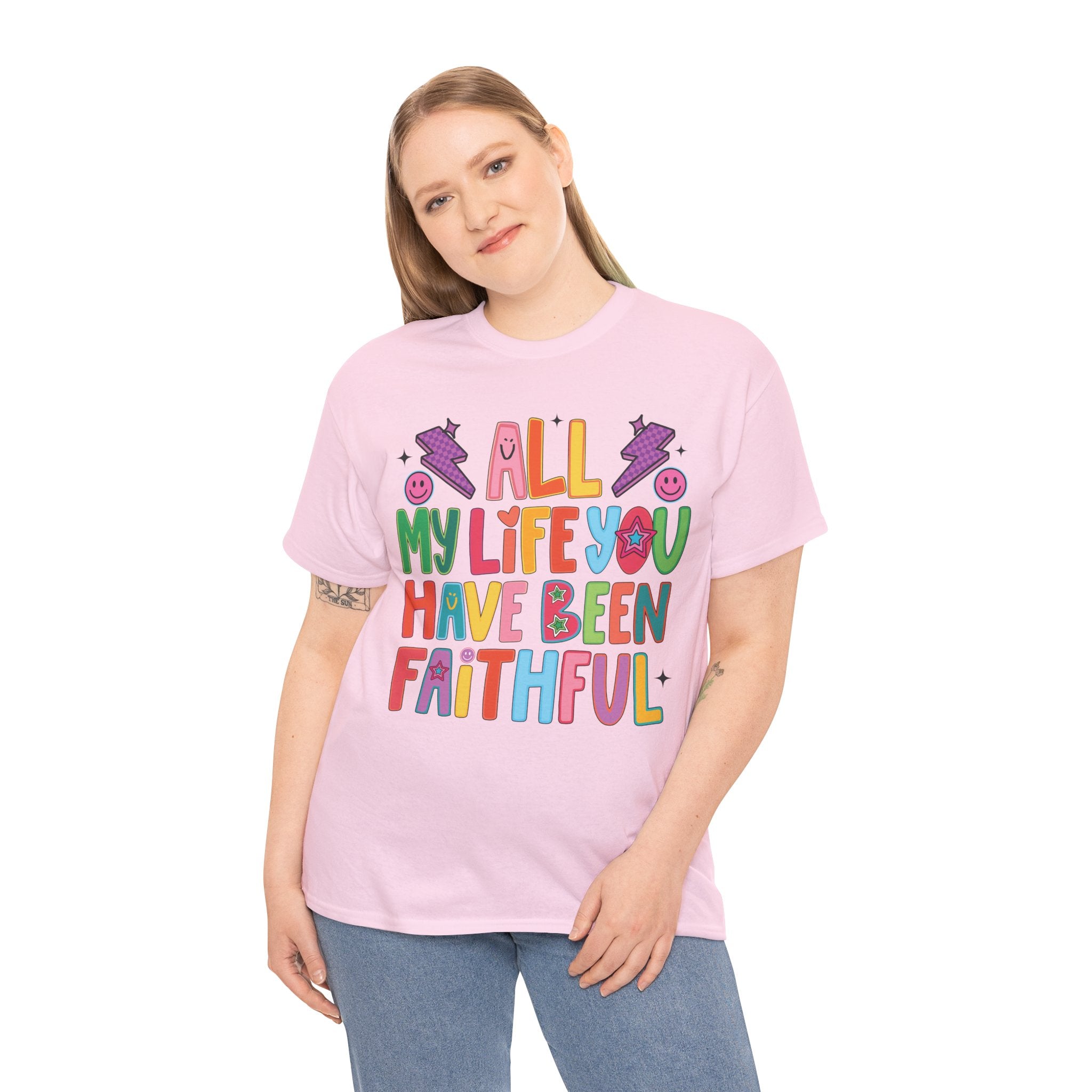 All My Life You Have Been Faithful Retro Christian Unisex Cotton T-Shirt