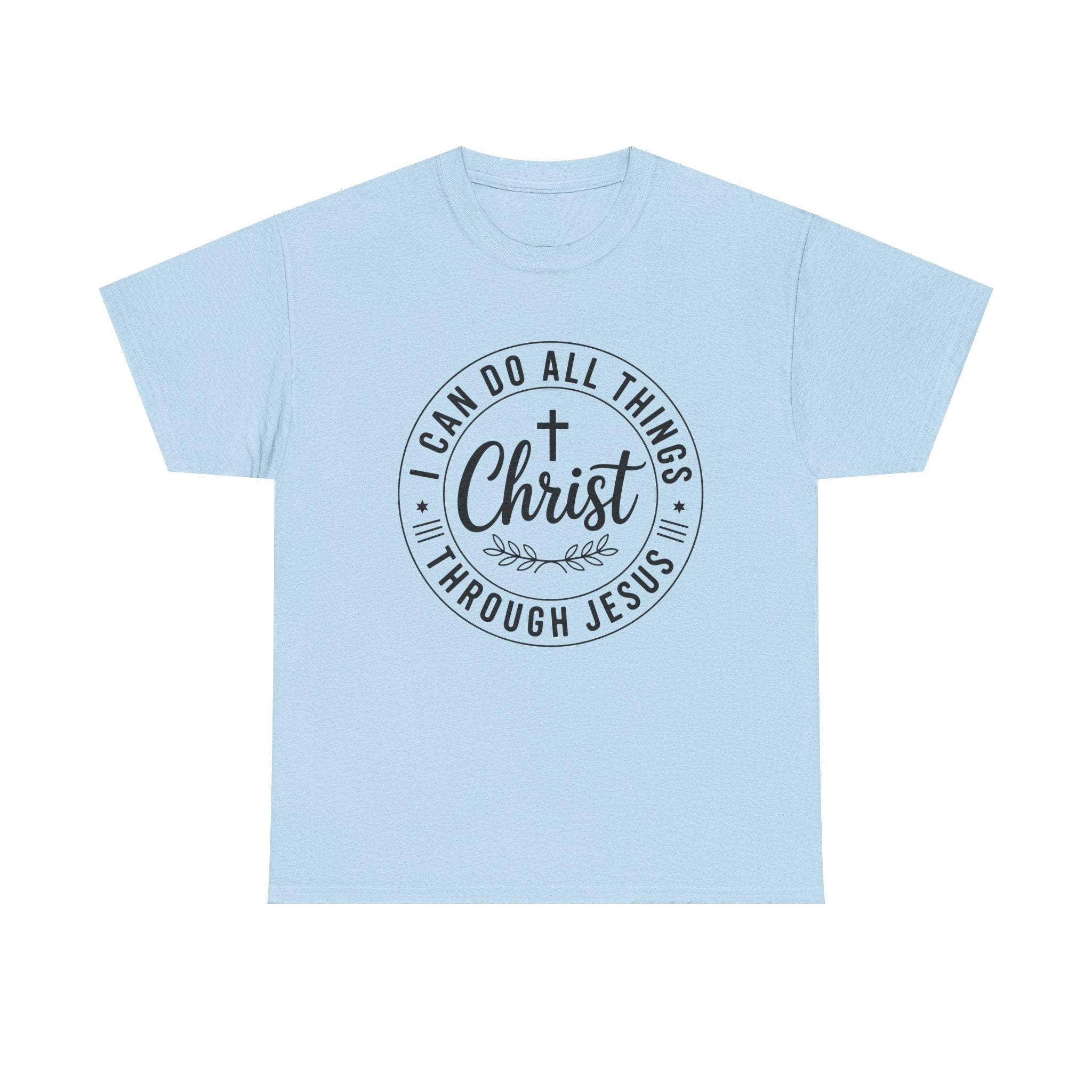 I can do All Things Through Christ Unisex Heavy Cotton Tee