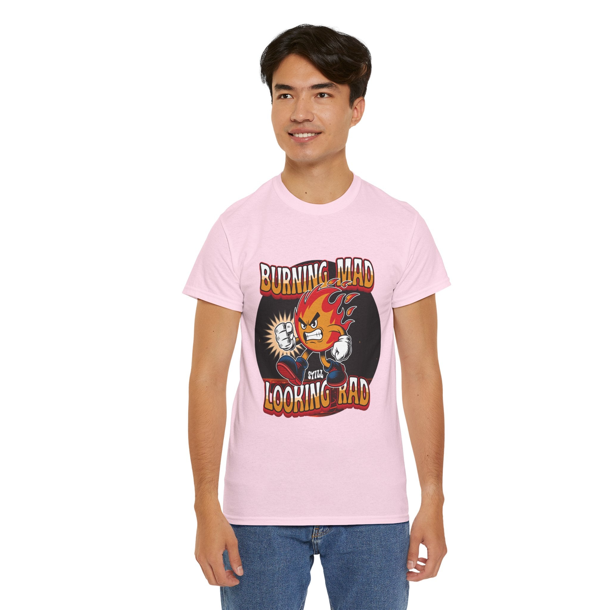 Burning Mad Looking Rad Unisex Tee