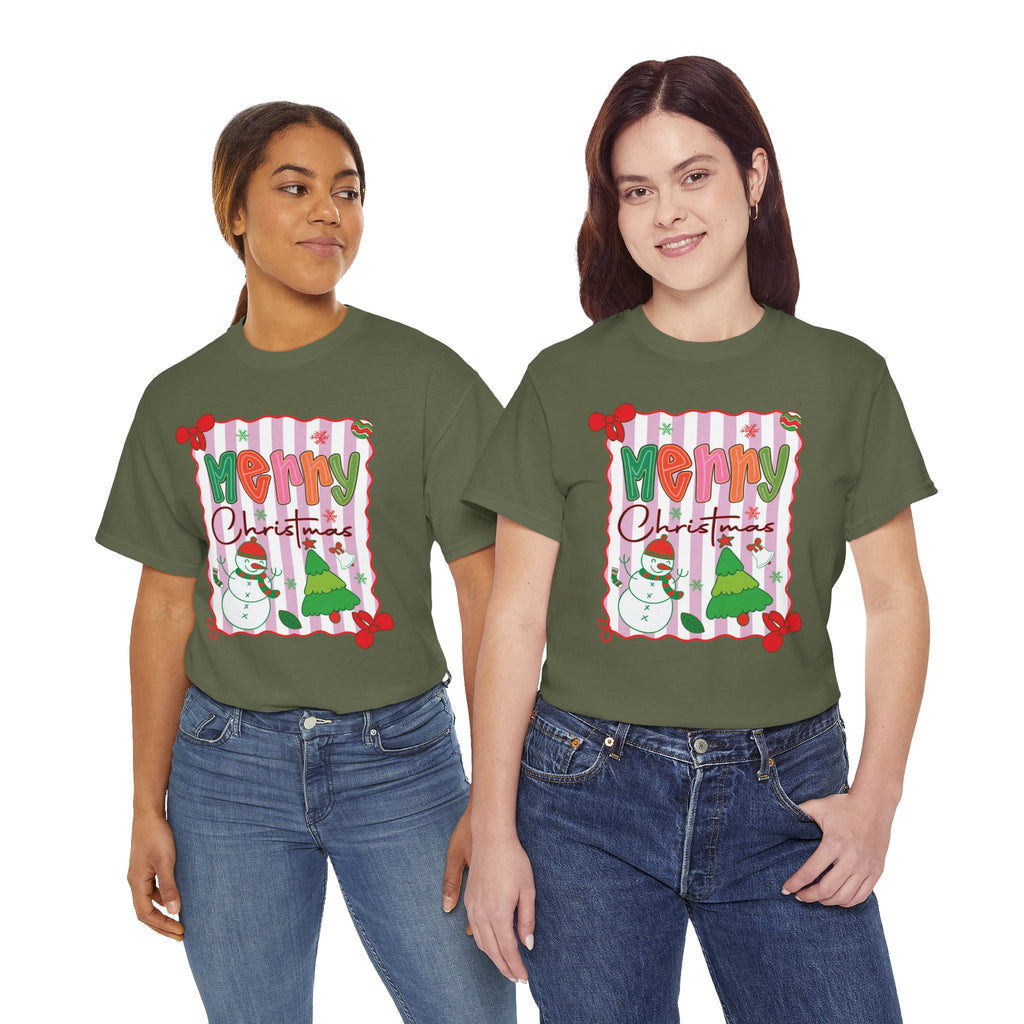Christmas Snowman Unisex Cotton Tee