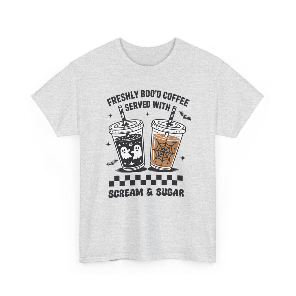Halloween Iced Coffee Unisex Cotton Tee